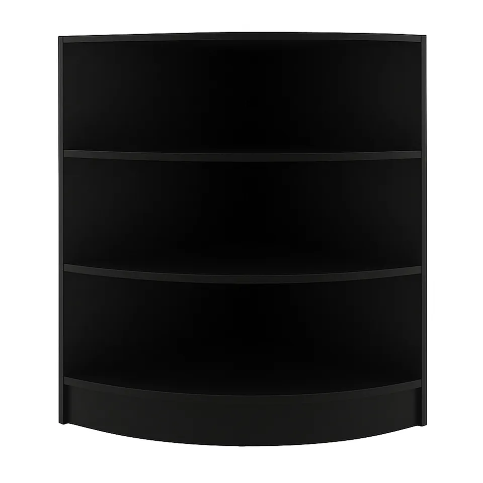 Q-Rax LM60 Bancone Angolare Negozio Nero 60x60cm