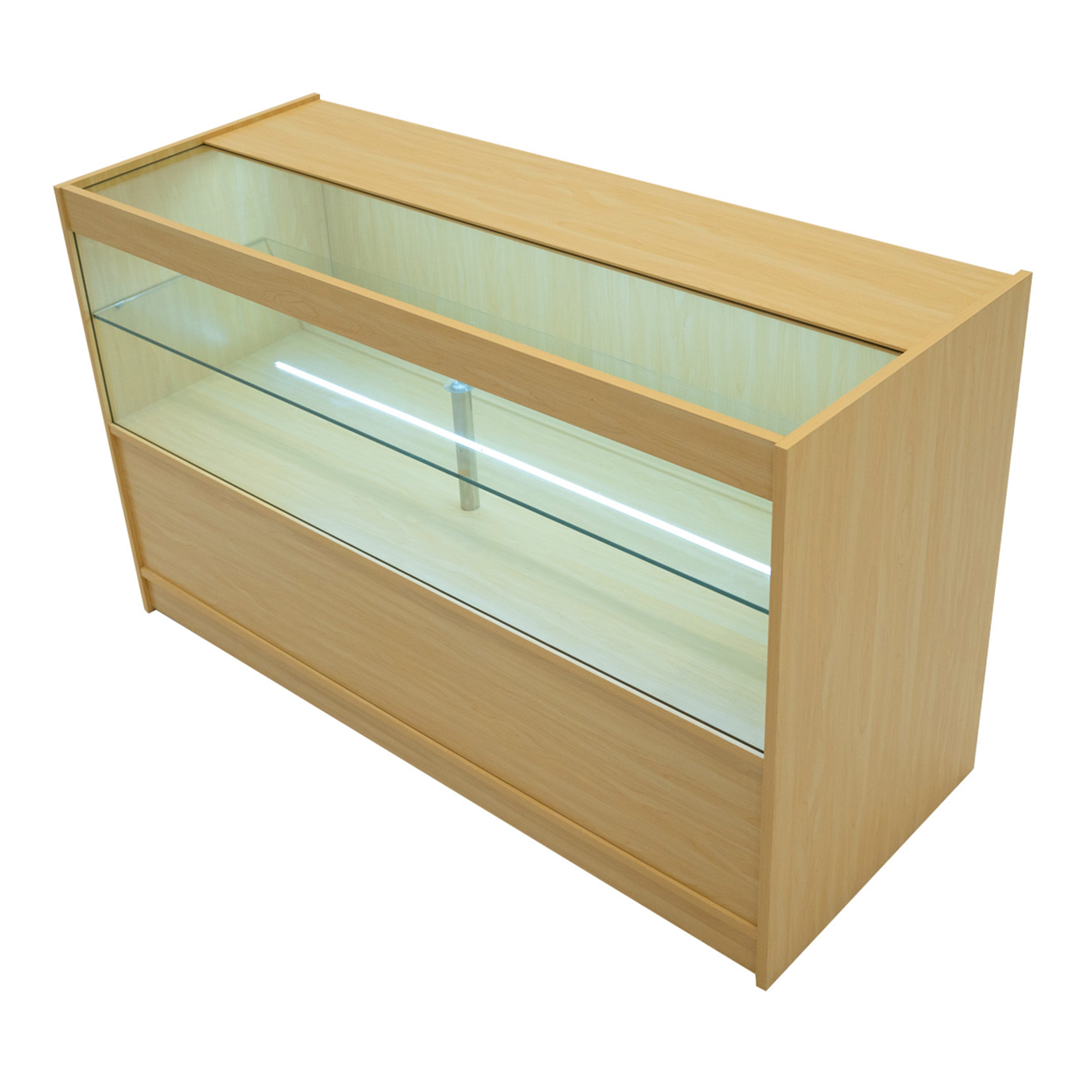 Q-Rax Phoenix Set Banconi Negozio LED Acero 4 Pezzi