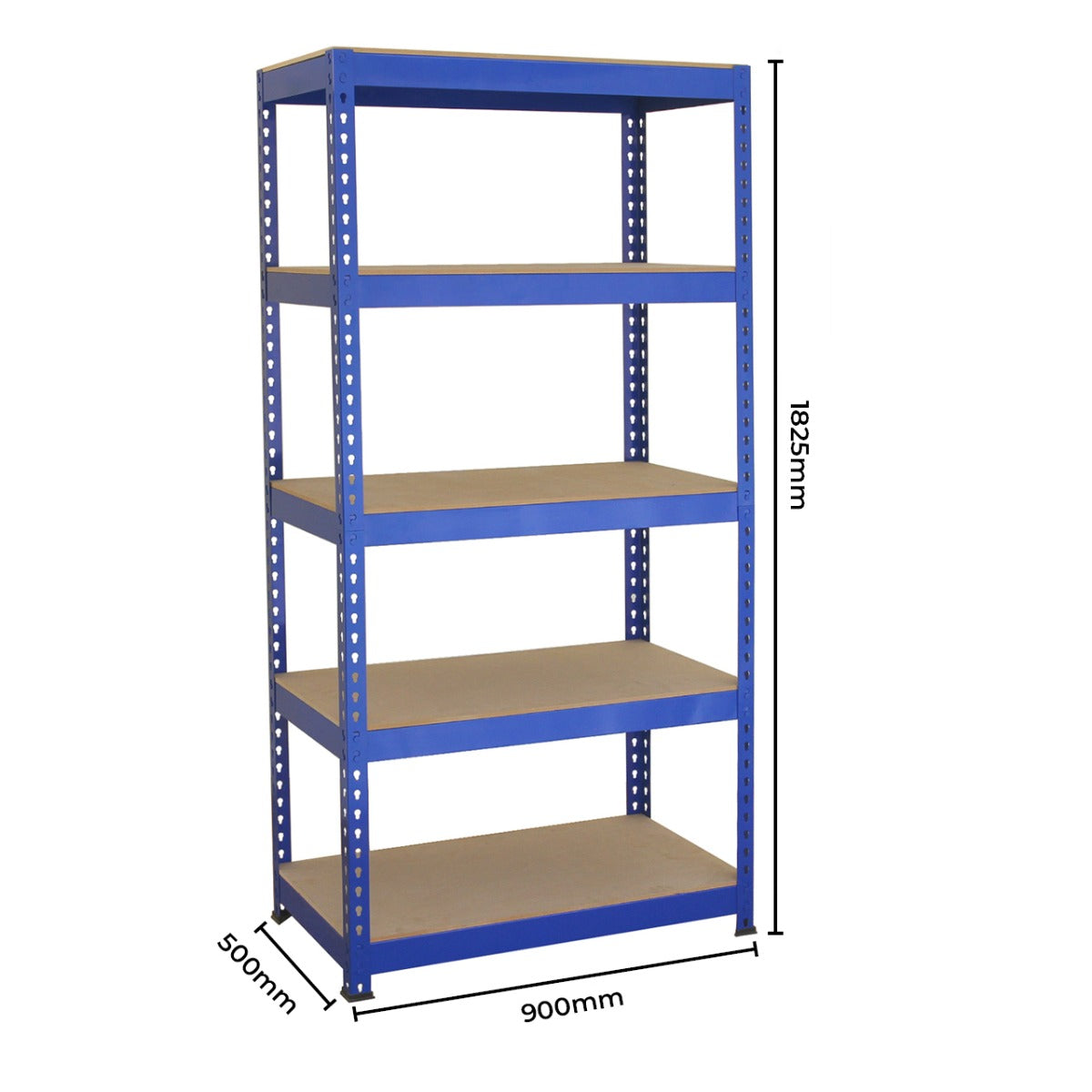 Q-Rax Scaffali Q-Rax scaffale garage blu 90+120 cm 200 kg