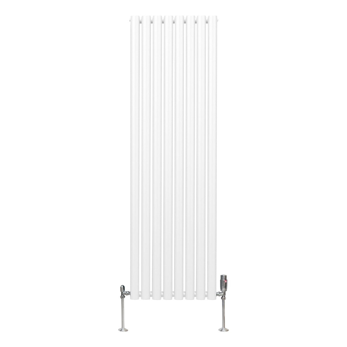 Q-Rax Radiatori Tradizionali Ovale 1600x480 Bianco Valvole