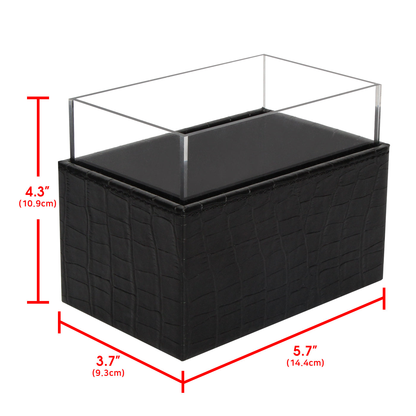 Jackcube Makeup Portapennelli Nero Pelle Perle Bianche