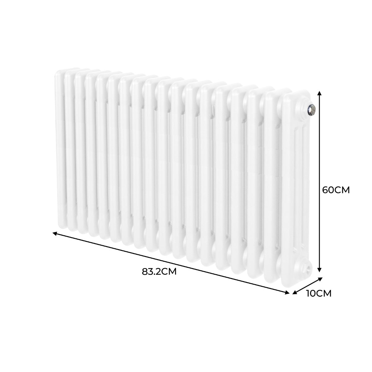 Q-Rax Radiatori Tradizionali 600x832 radiatore 3 colonne bianco