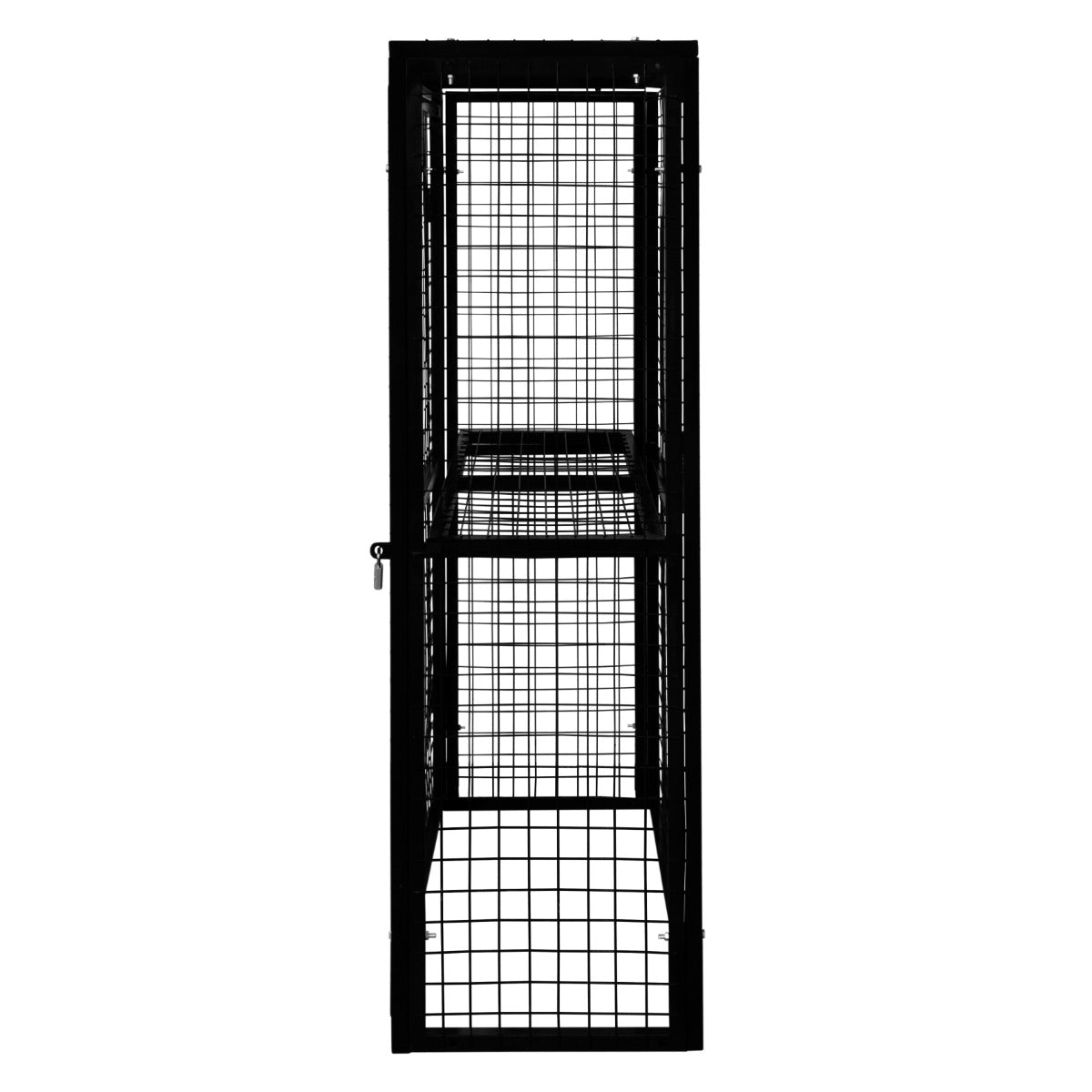 Q-Rax Gabbia Rete Bombole Gas 184x116x57 cm Zincata