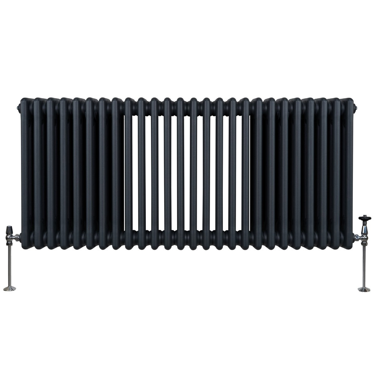 Q-Rax Radiatore 3 Colonne Antracite 600x1192mm Acciaio