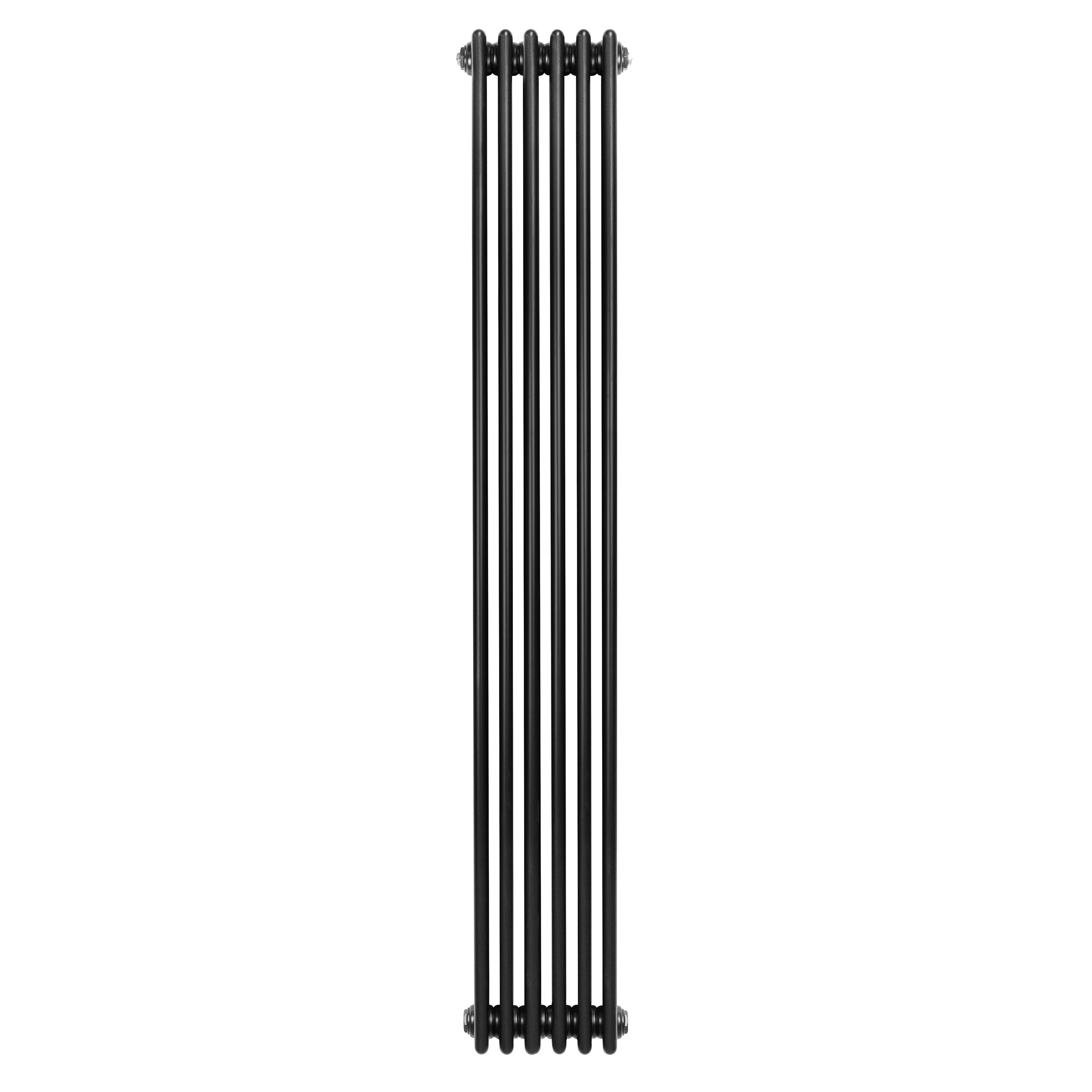 Q-Rax Radiatore Tradizionale 4 Colonne 1800x290 mm Nero