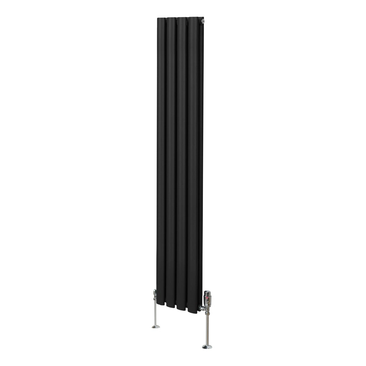 Q-Rax Radiatori Tradizionali colonna ovale 1600x240 nero TRV
