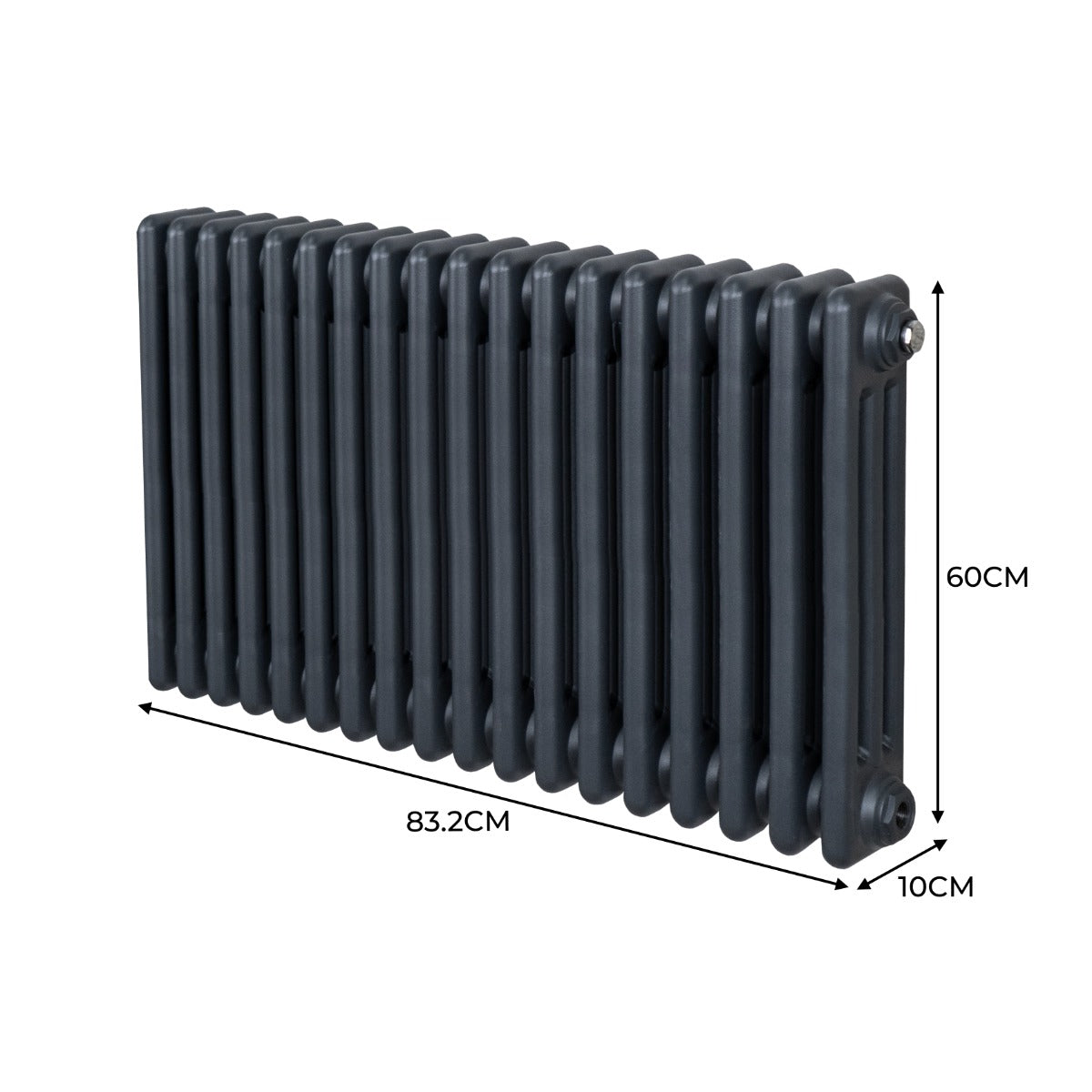 Q-Rax Radiatori Tradizionali 3 Colonne Termosifone 600x832 Antracite