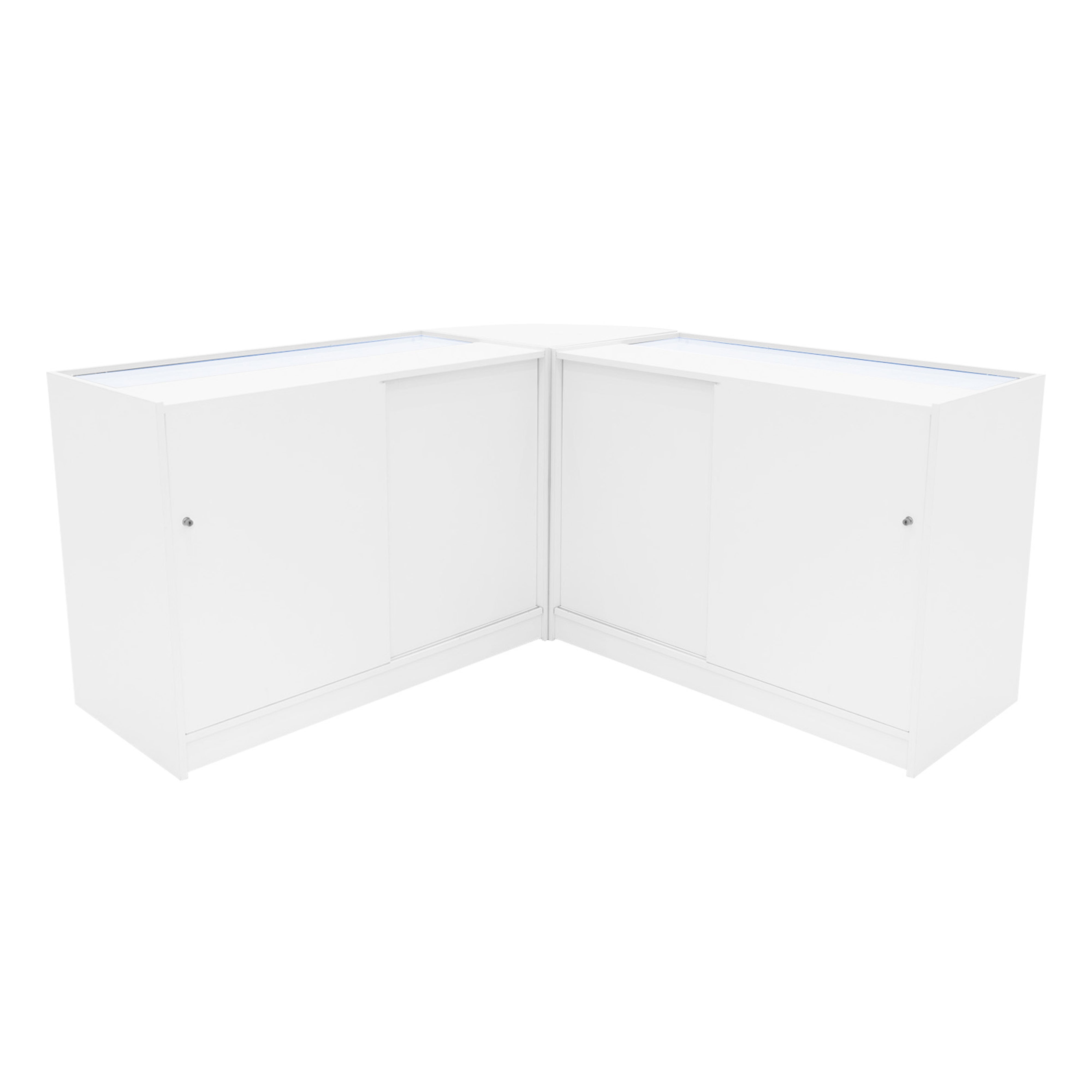 Q-Rax Theseus Set Bancone LED Bianco LM60+2xB1200