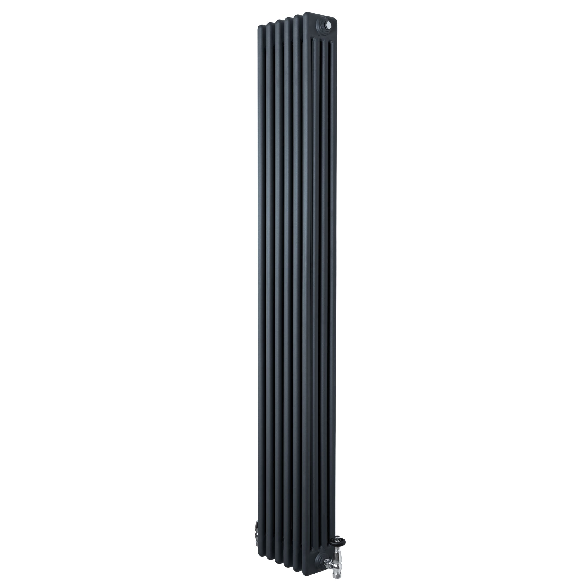 Q-Rax Radiatore 4 Colonne Verticale Antracite 1800x290 mm