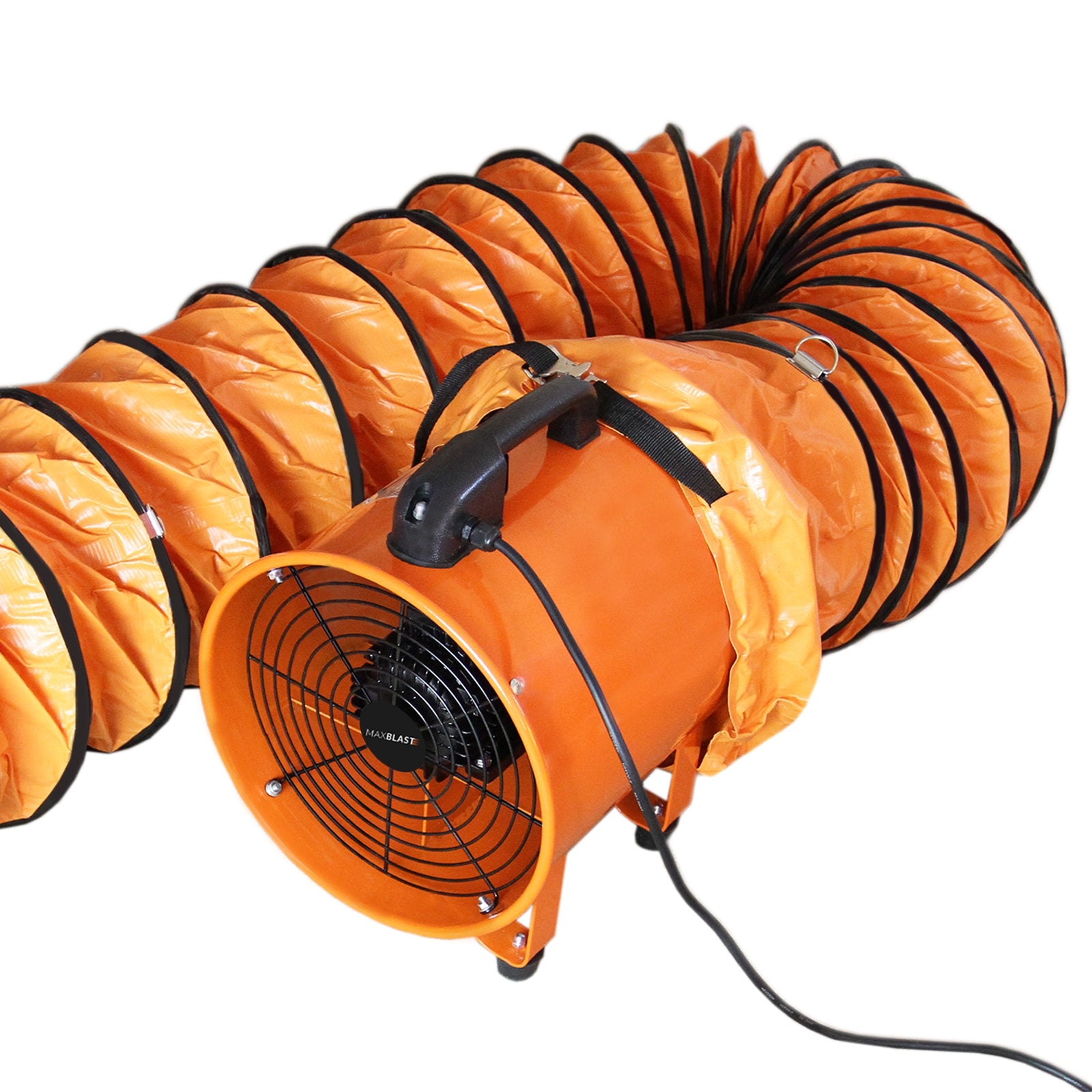 Q-Rax Ventola Aspirazione 250mm con Tubo 6m