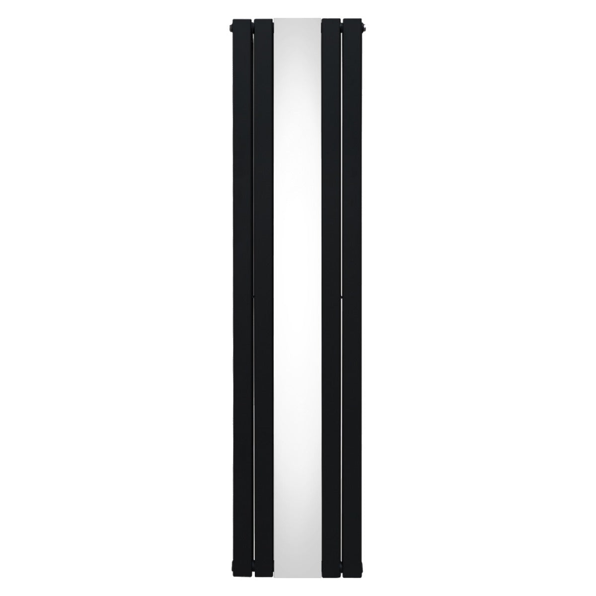 Q-Rax Radiatore a Specchio Piatto Nero 1800x425 mm Acciaio