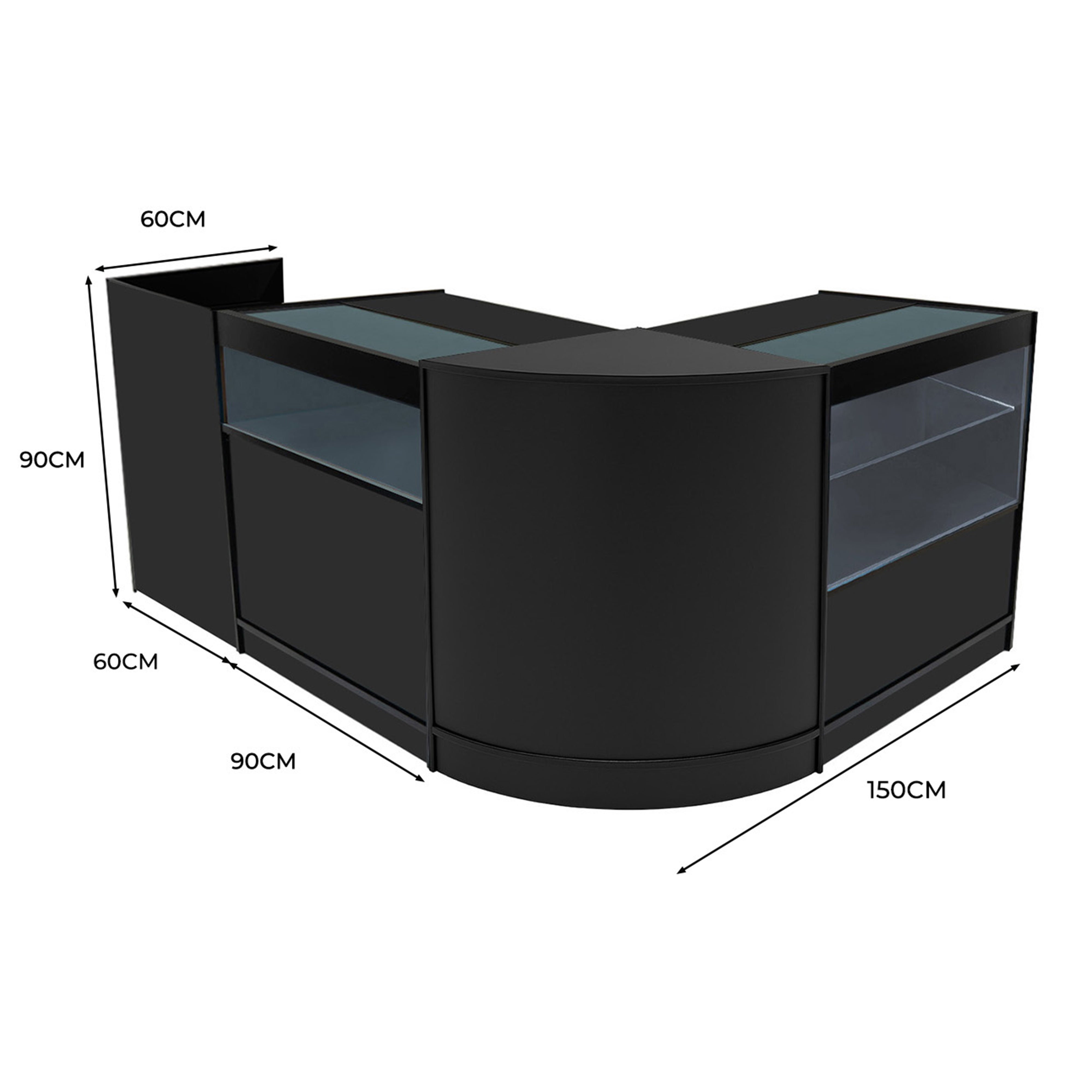 Q-Rax Banconi Gravity LED B900 C900 TB60 CM60 Neri