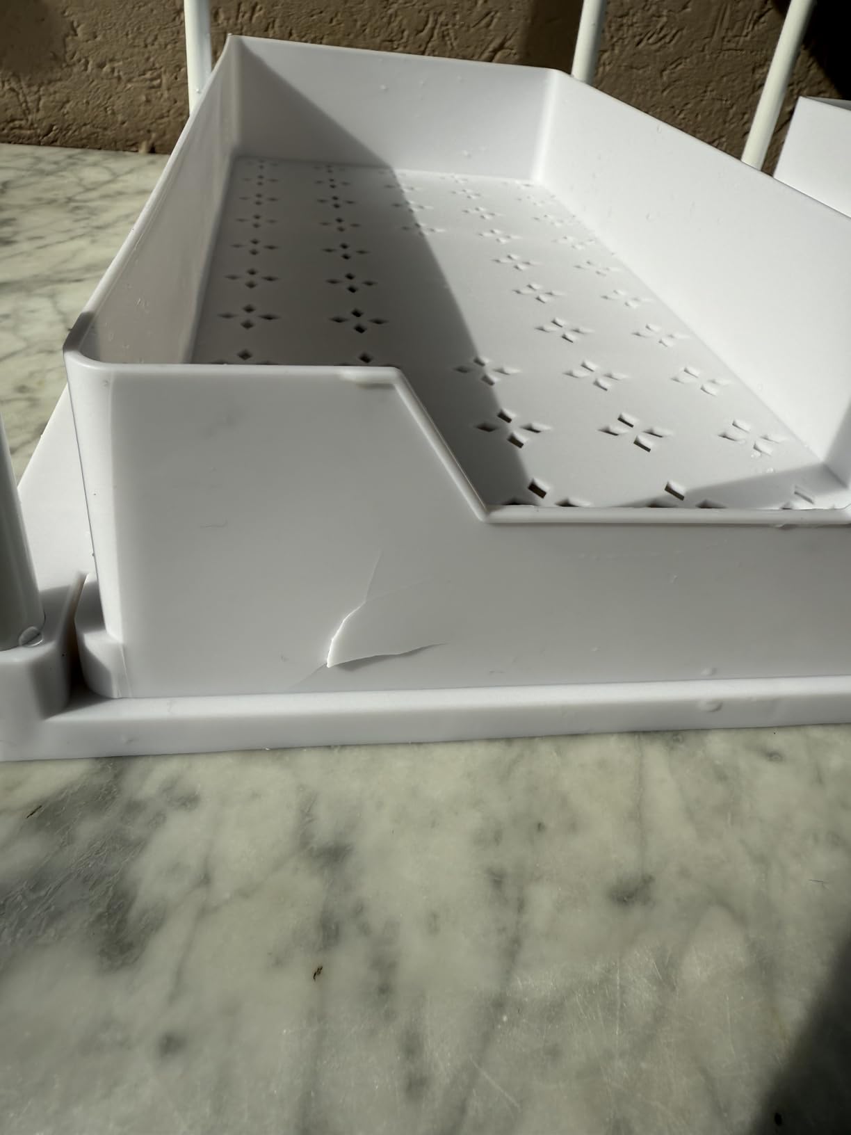 Meltrck Organizer Sottolavello Estraibile 2 Pezzi Bianco 2 Livelli