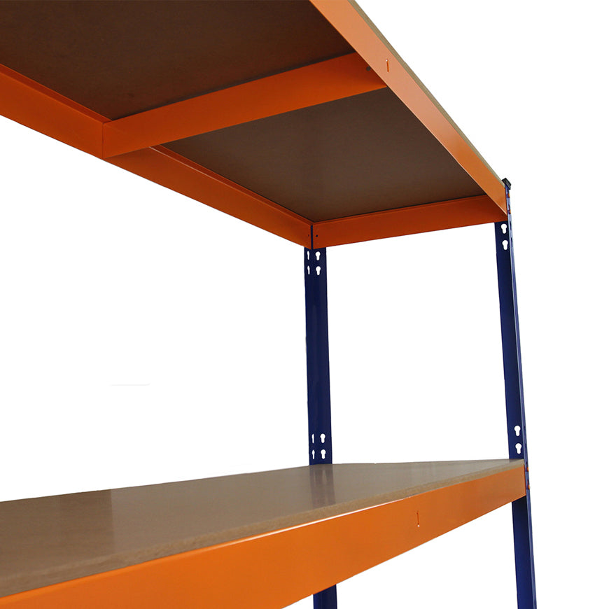 Q-Rax S-Rax 3 scaffali acciaio blu arancione 150 cm