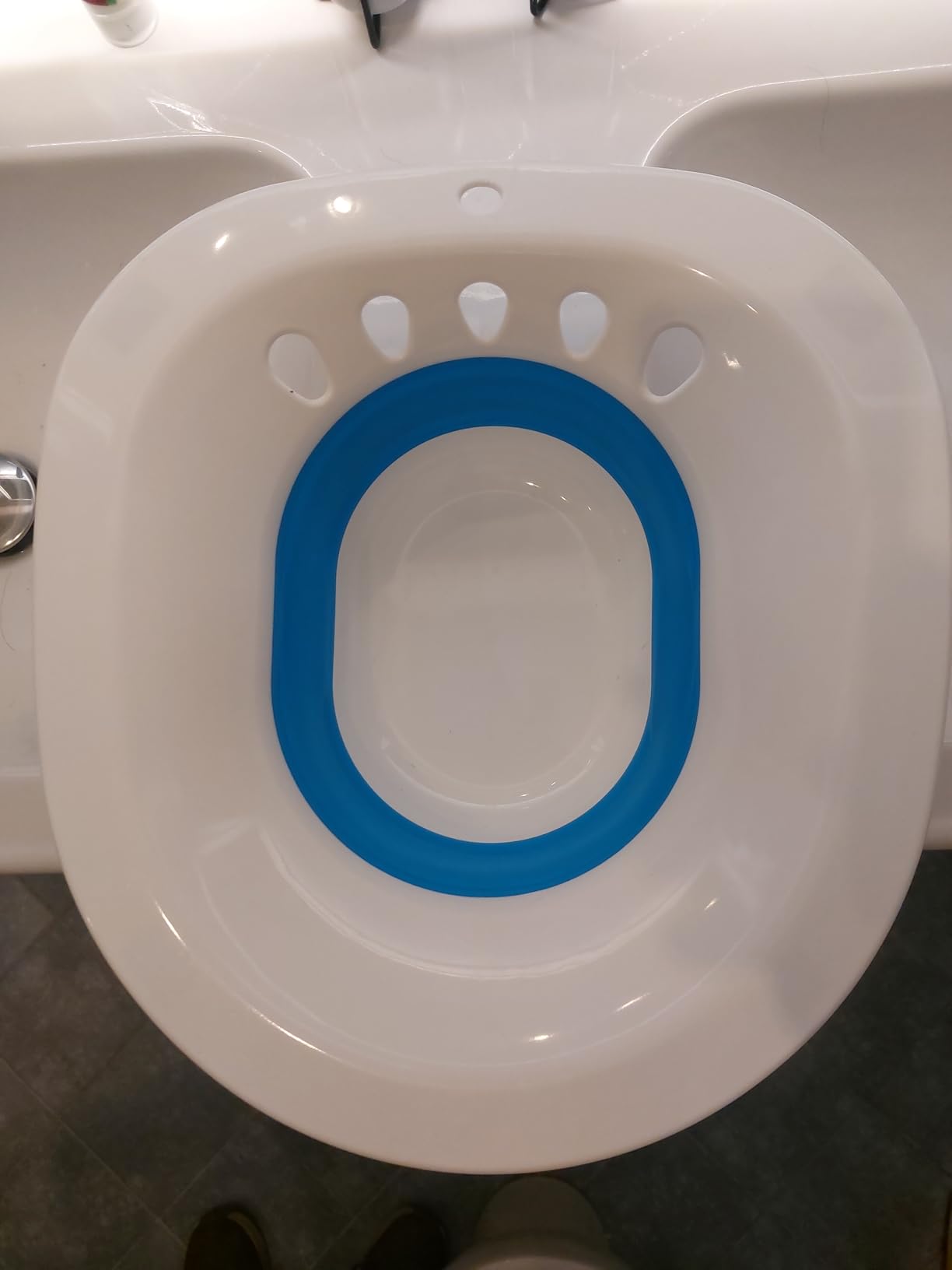 DEANIC Bidet Portatile WC Blu Pieghevole igiene intima