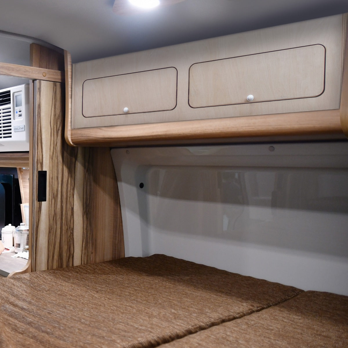 Q-Rax Accessori Casa Armadio Pensile Camper 120x35x35 cm Legno