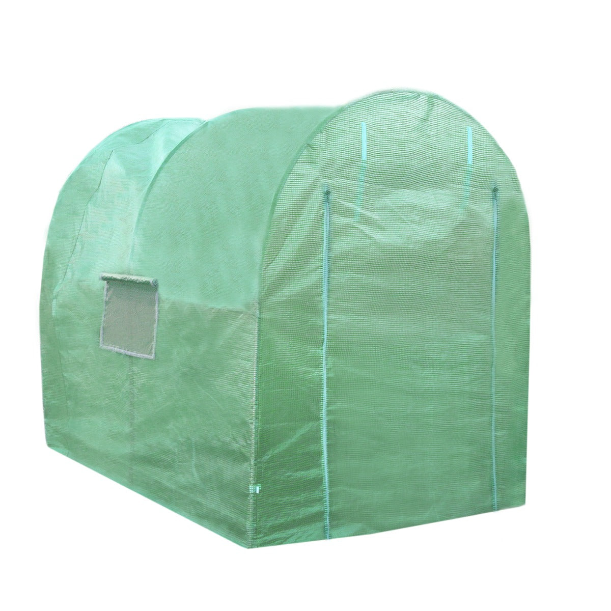 Q-Rax Serra Tunnel Giardino 4x2m Telo PE con Porte e Finestre