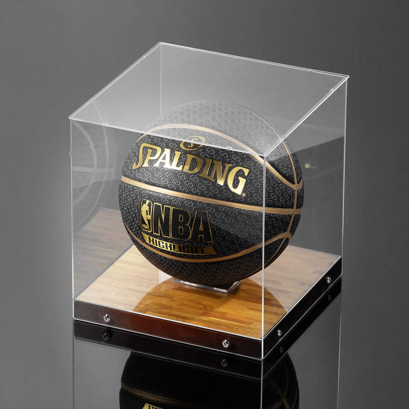 Jackcube Design Display Teca Pallone Basket Base Legno