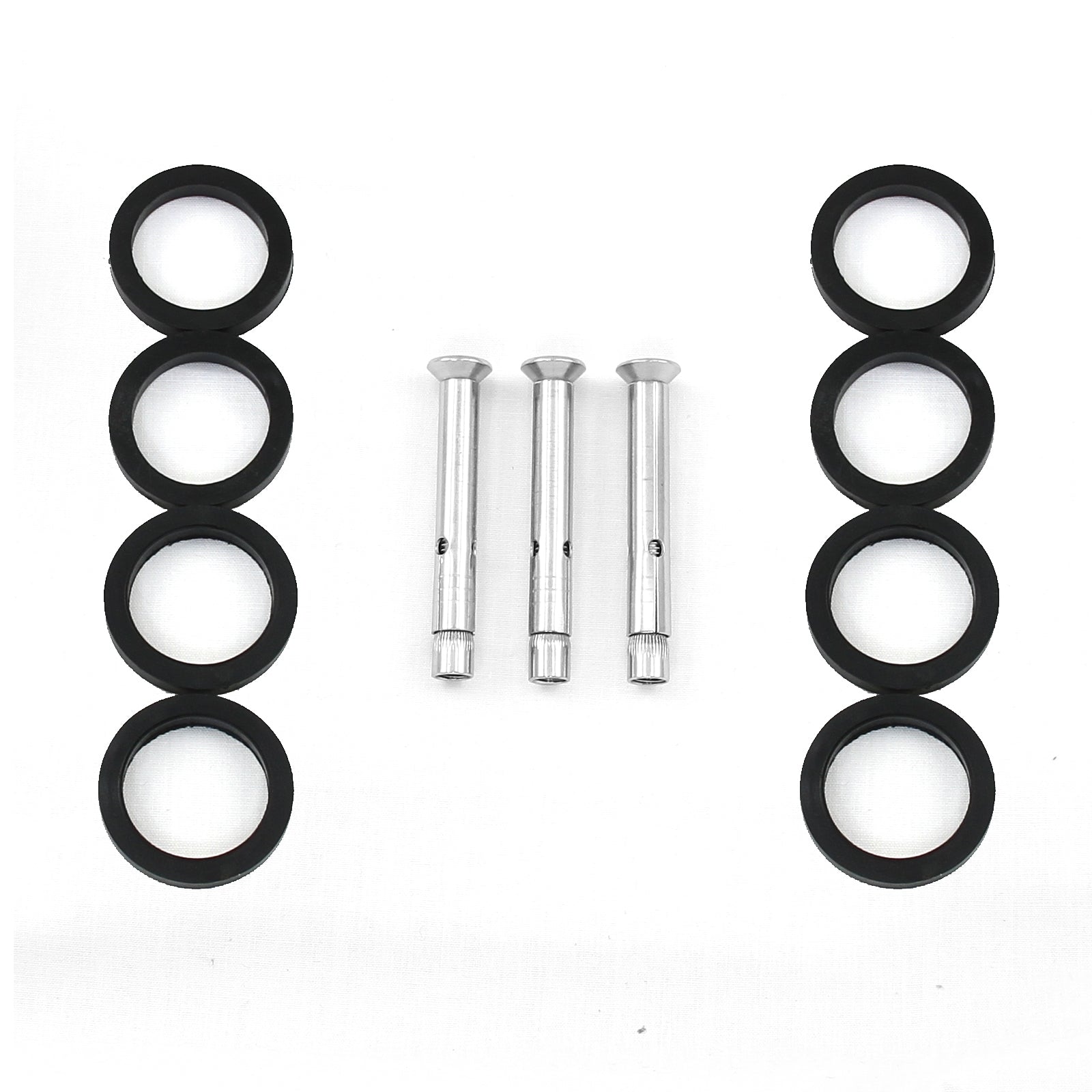 Q-Rax Deposito Palo Balaustra 90 cm Acciaio Inox Finale