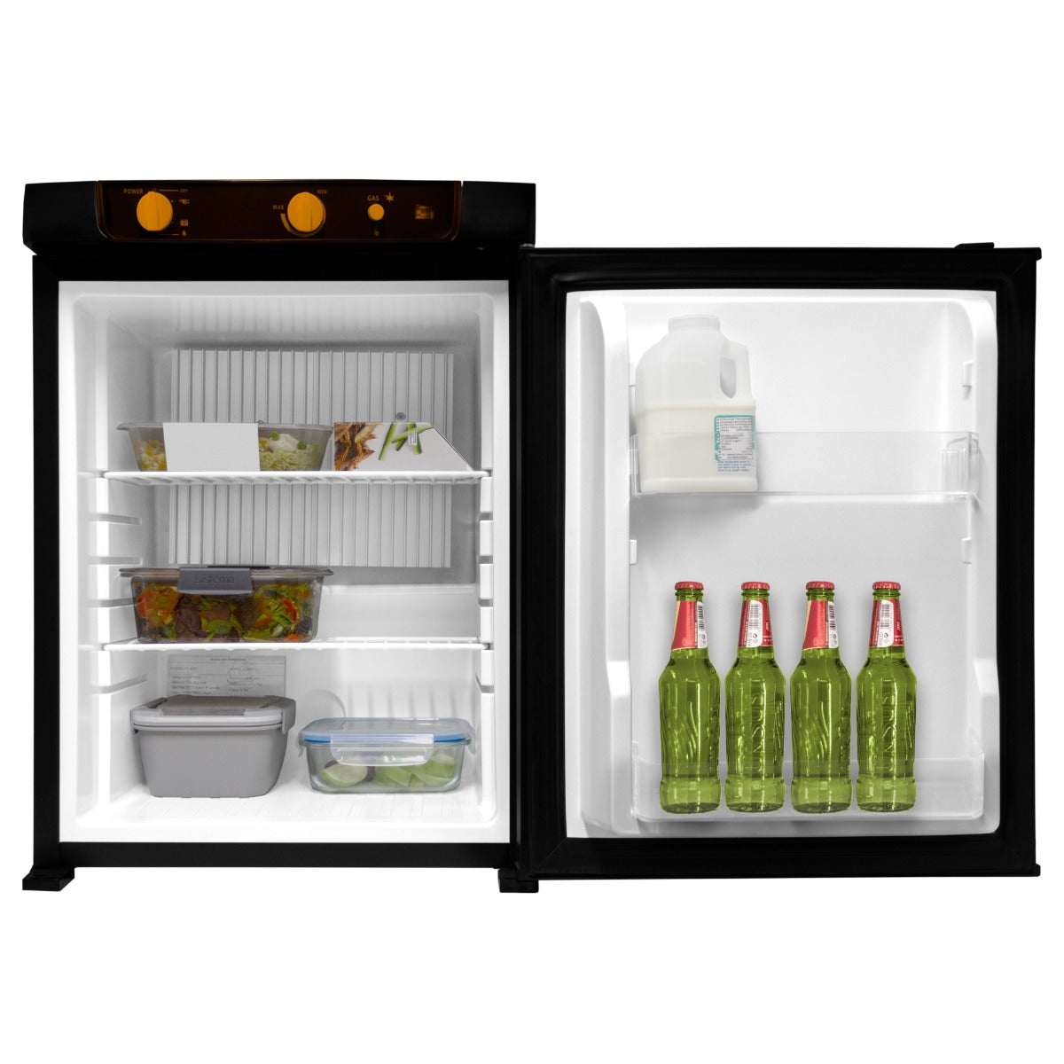 Q-Rax Frigoriferi Frigo Assorbimento 3 Vie 43L Nero