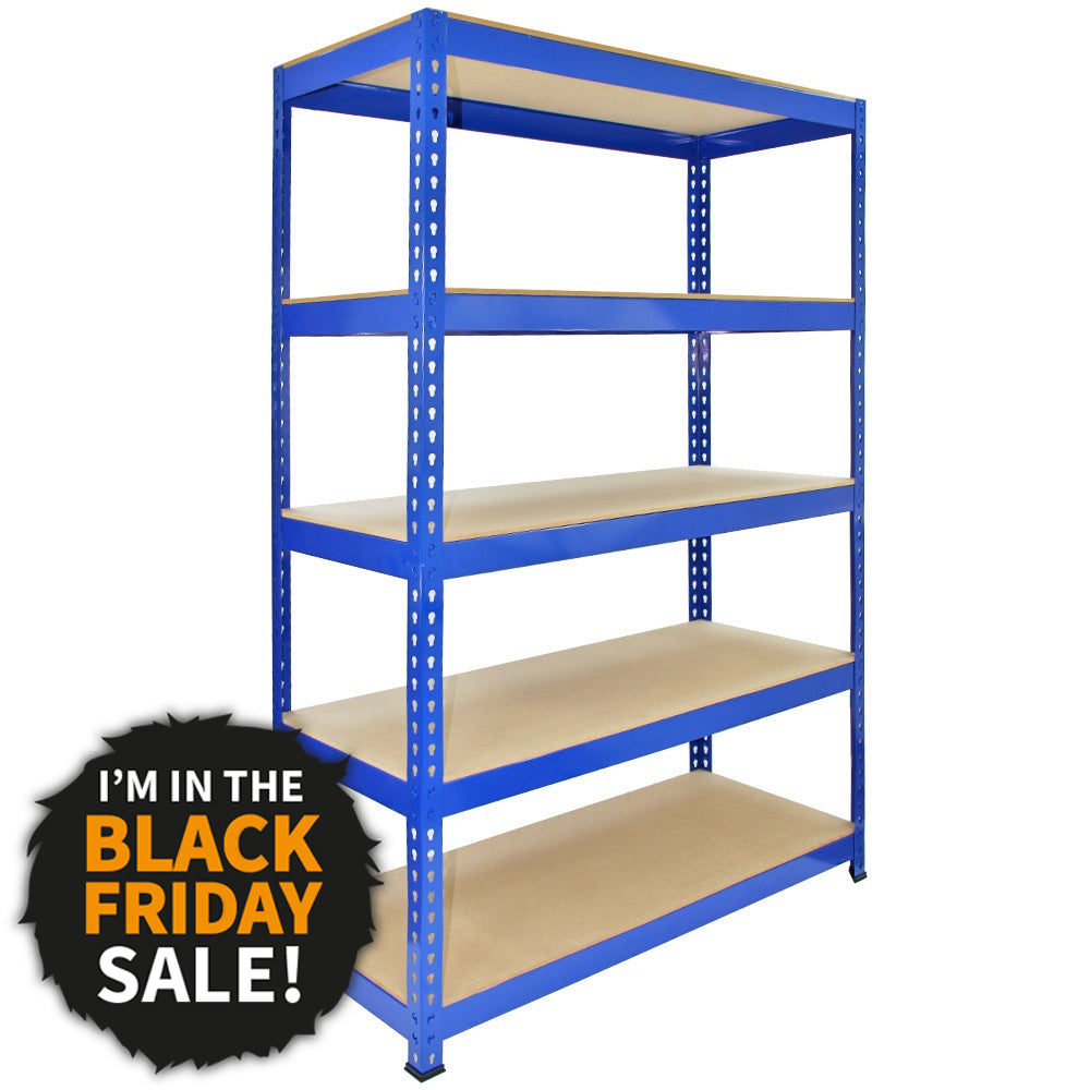 Q-Rax Scaffale Garage Blu 120x50 cm Portata 200 kg