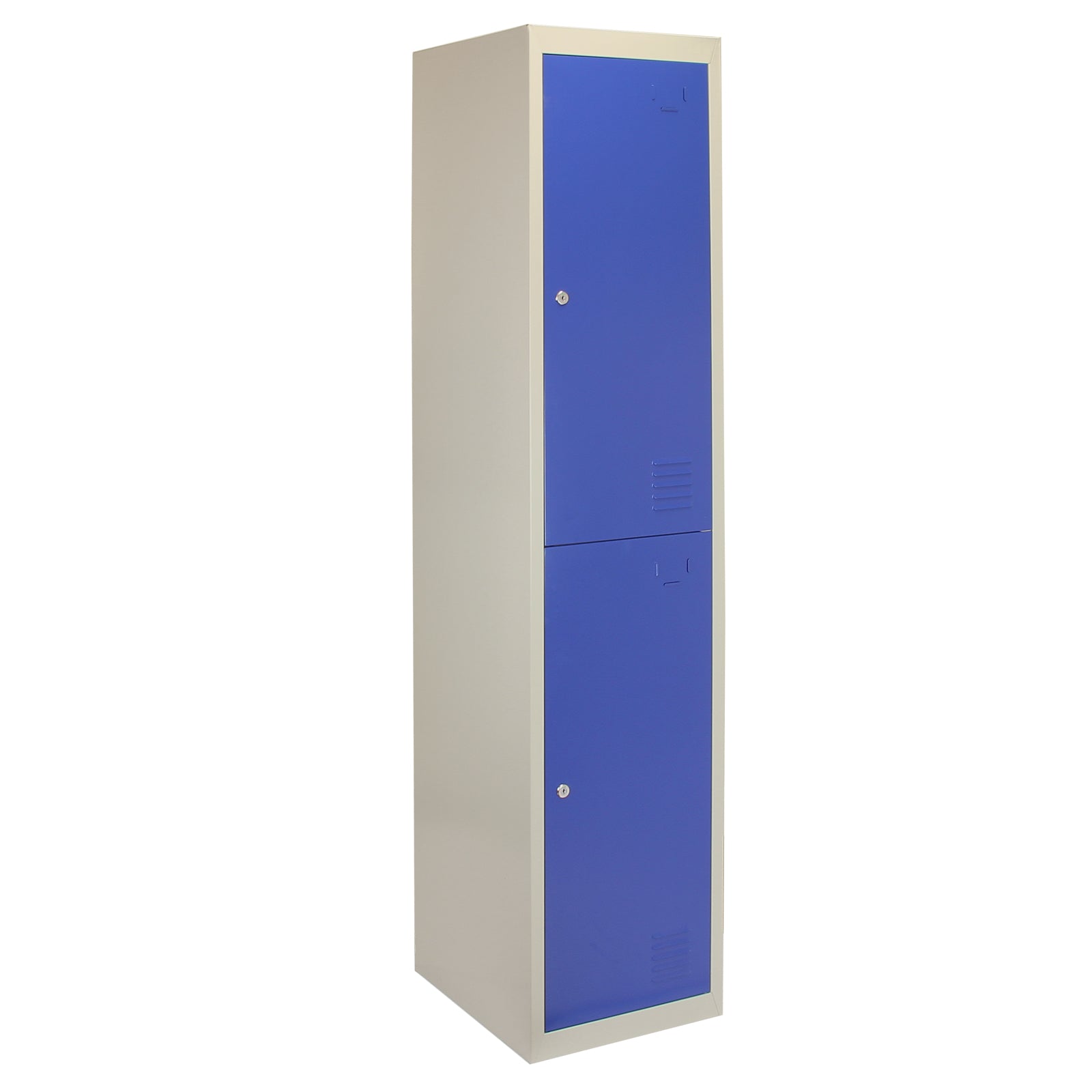 Q-Rax Strumenti da Banco armadietto metallo 2 porte blu 180x38x45
