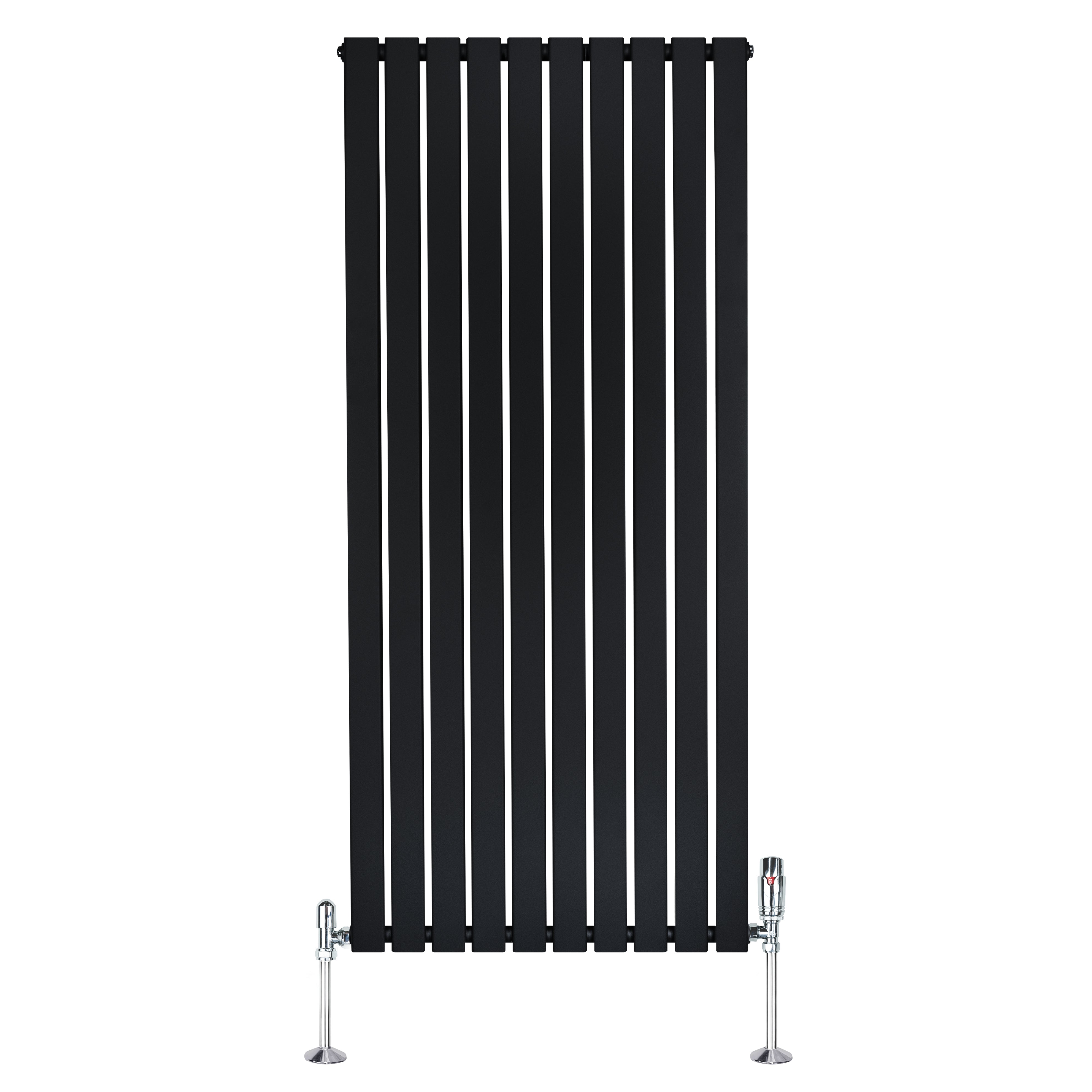 Q-Rax Pannelli Piatti radiatore verticale 1600x700 mm nero