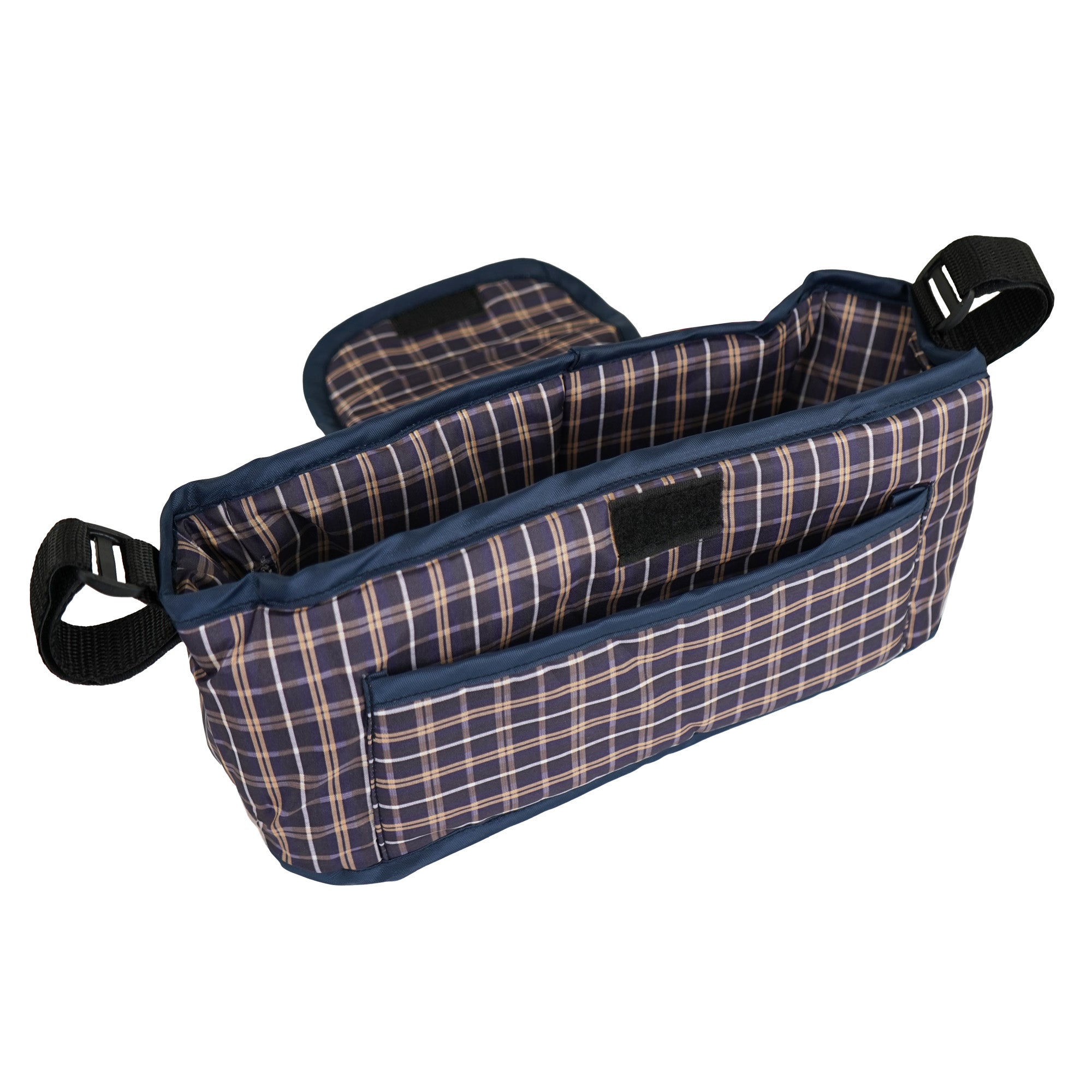 Q-Rax Organizer Passeggino Animali Borsa Blu Tartan 2kg