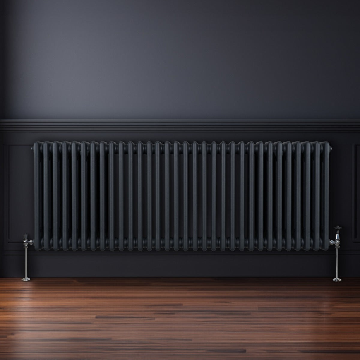 Q-Rax Radiatori Tradizionali 600x1462 Termosifone 3 Colonne Antracite
