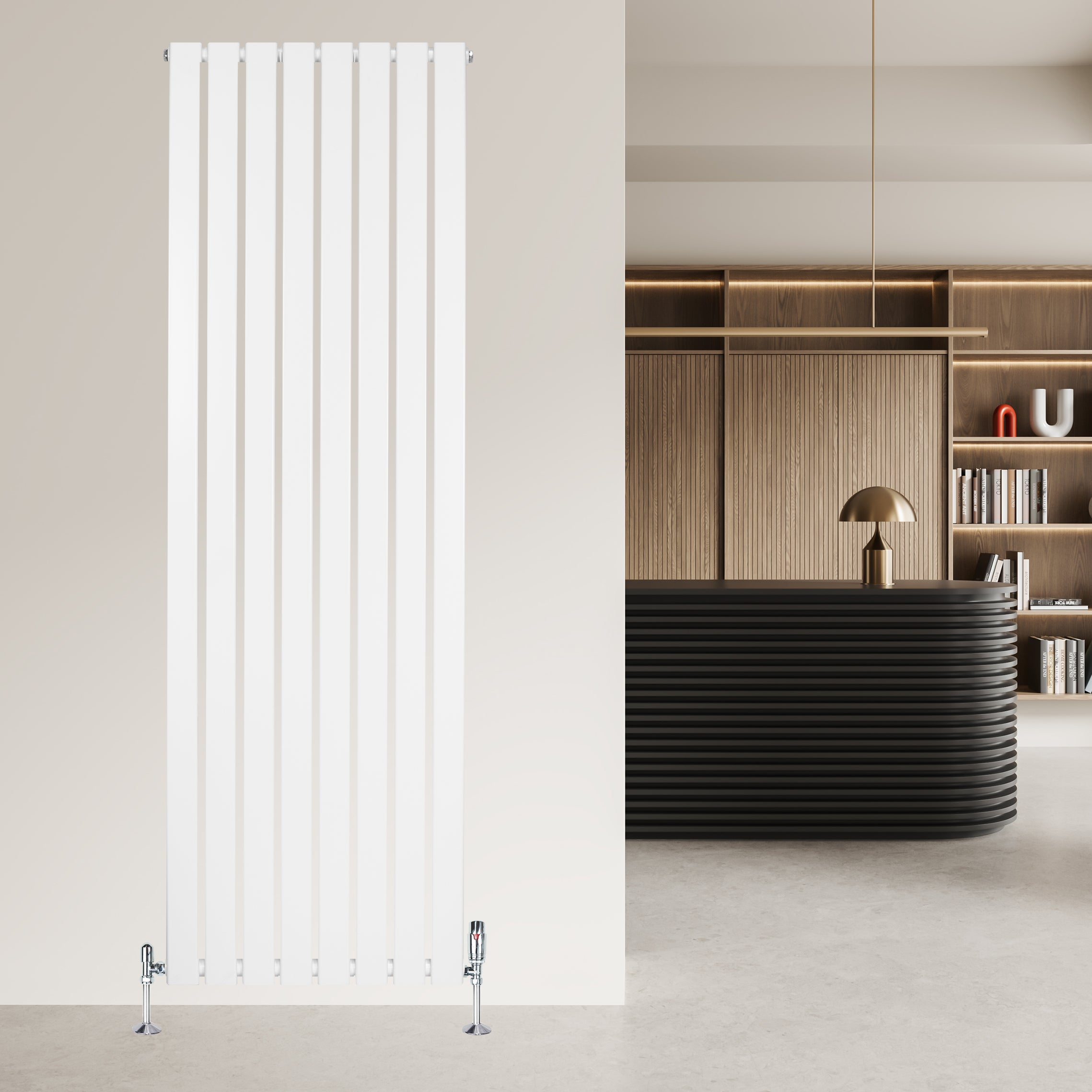 Q-Rax Radiatori a Pannelli Piatti monocolonna 1800x560 termosifone bianco