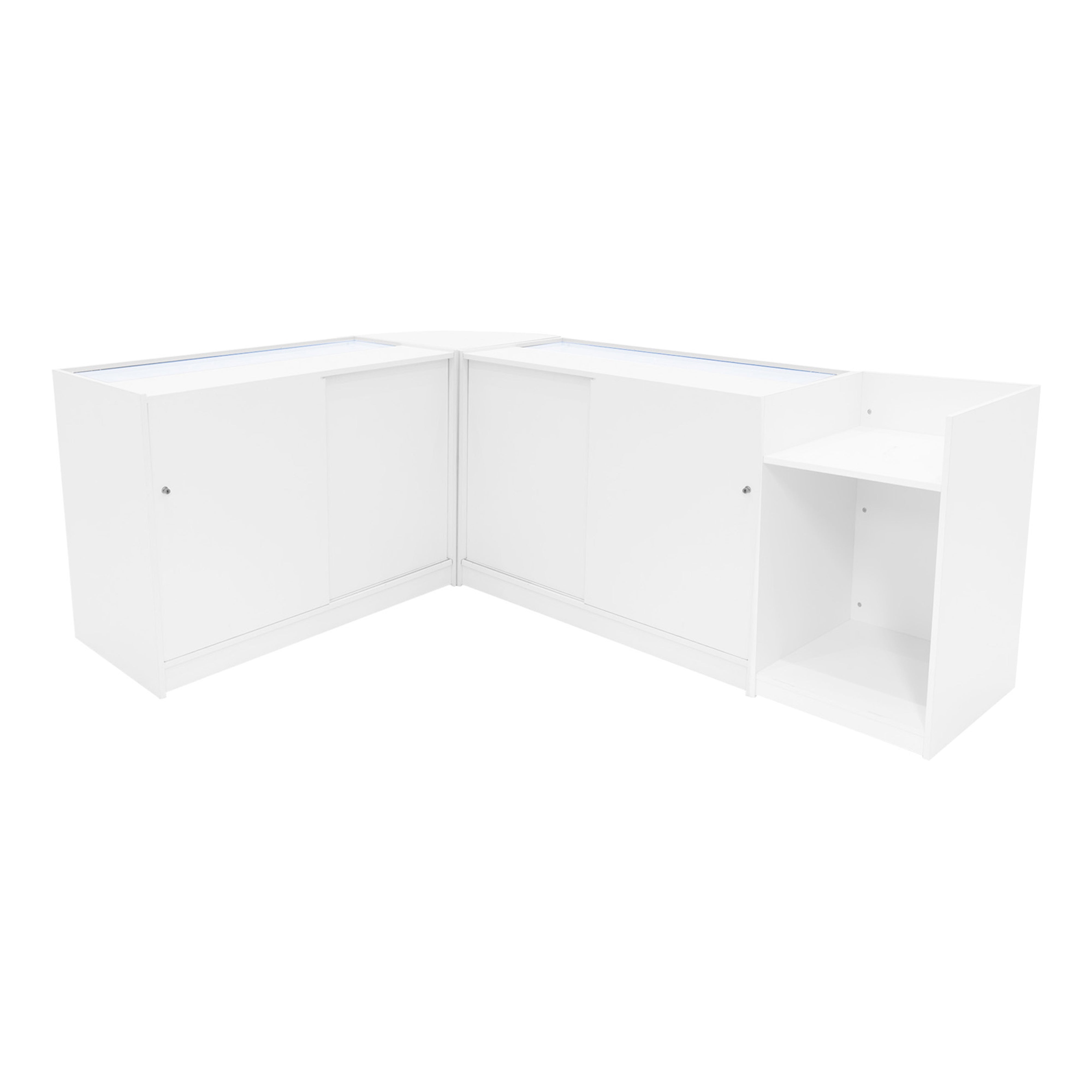 Q-Rax Theia K1200 C1200 TB60 LM60 Bancone Bianco LED