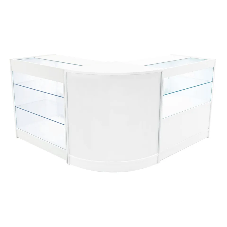 Q-Rax Banconi da Negozio Set Hera LED K900+C900+CM60 Bianco