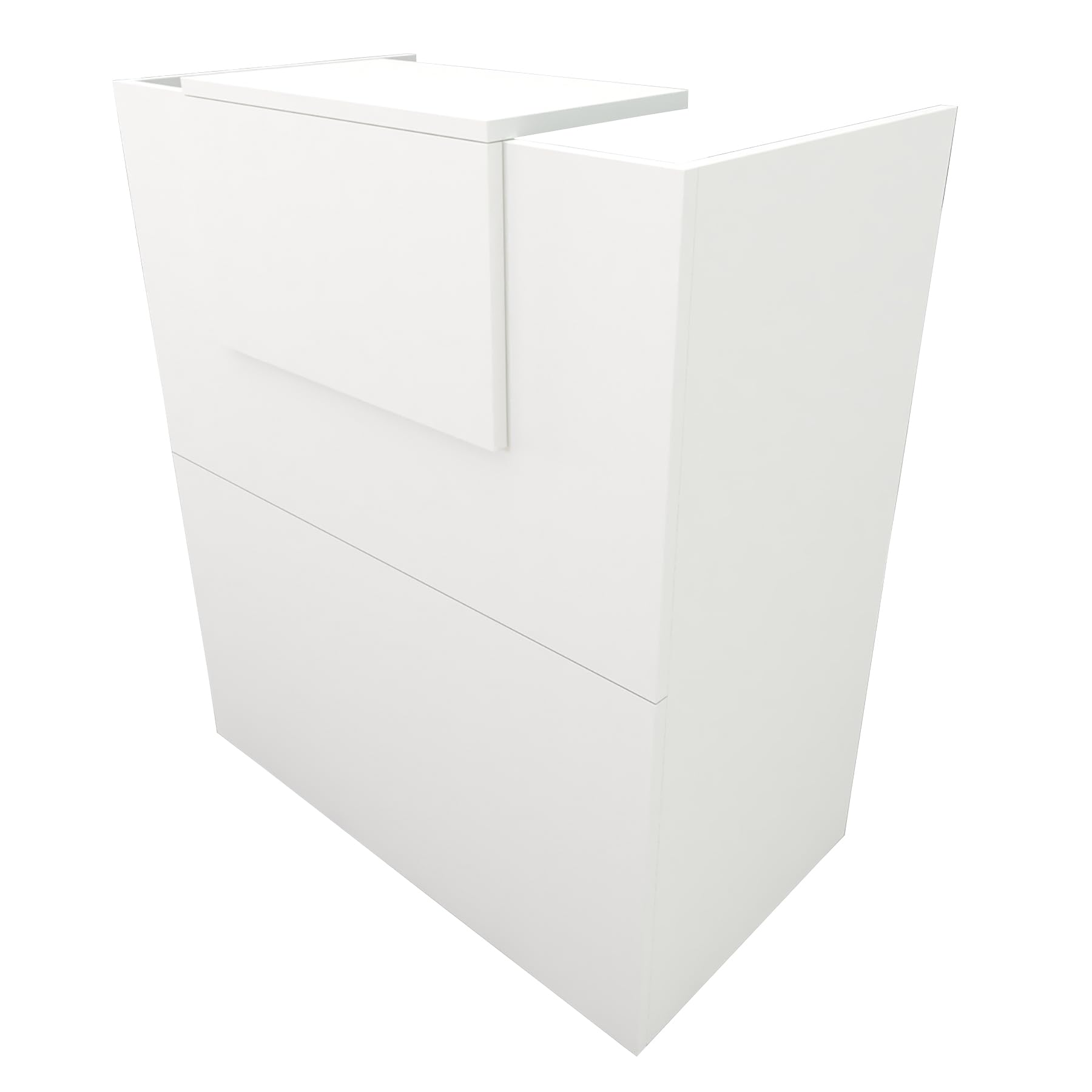 Henor Oja Bancone Reception 90 cm Bianco Ignifugo 107 cm