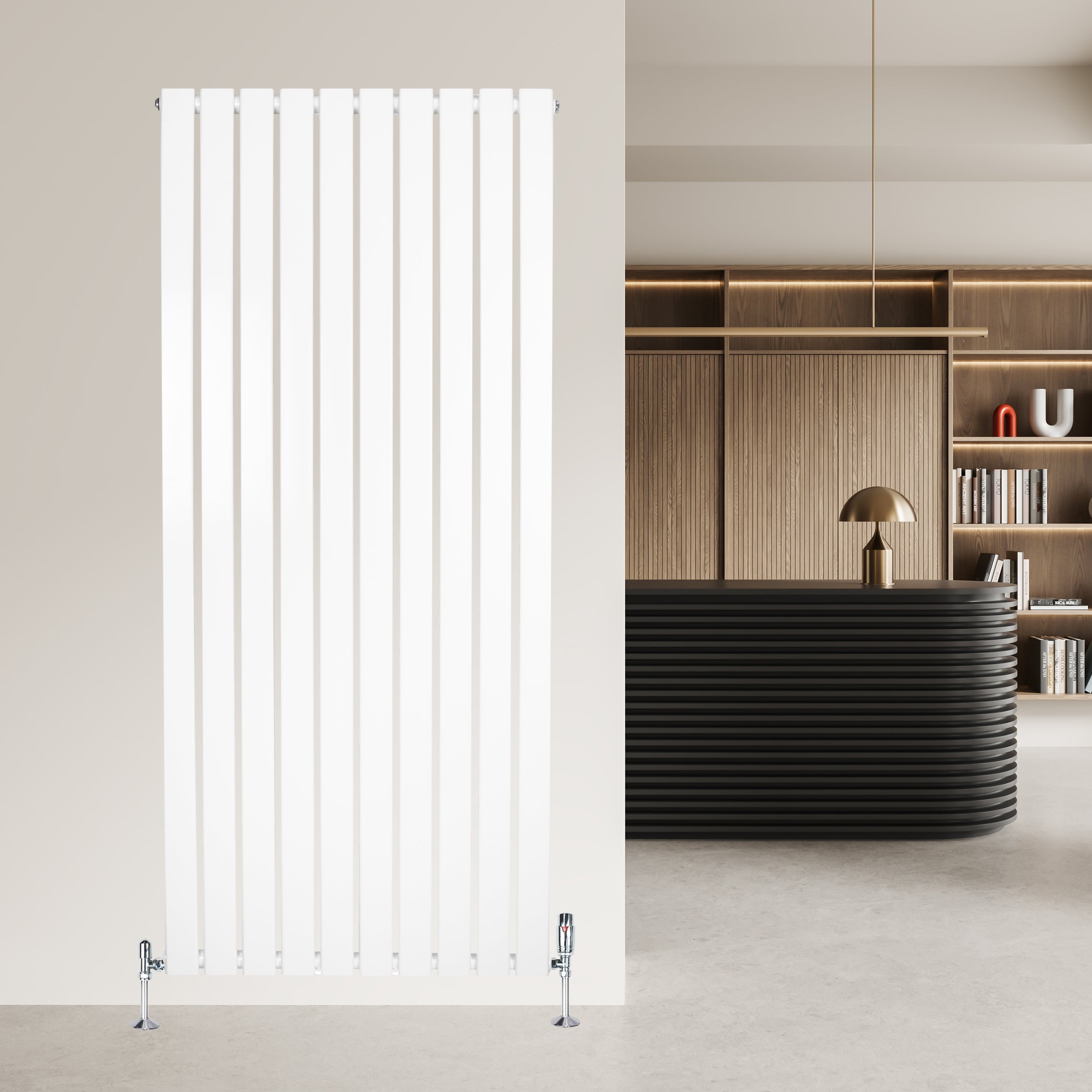 Q-Rax Radiatore Verticale 1600x700 Bianco Colonna Singola