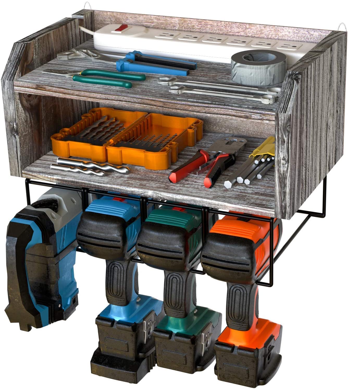 Jackcube Design Equipment Storage Scaffale 2 Ripiani 4 Trapani