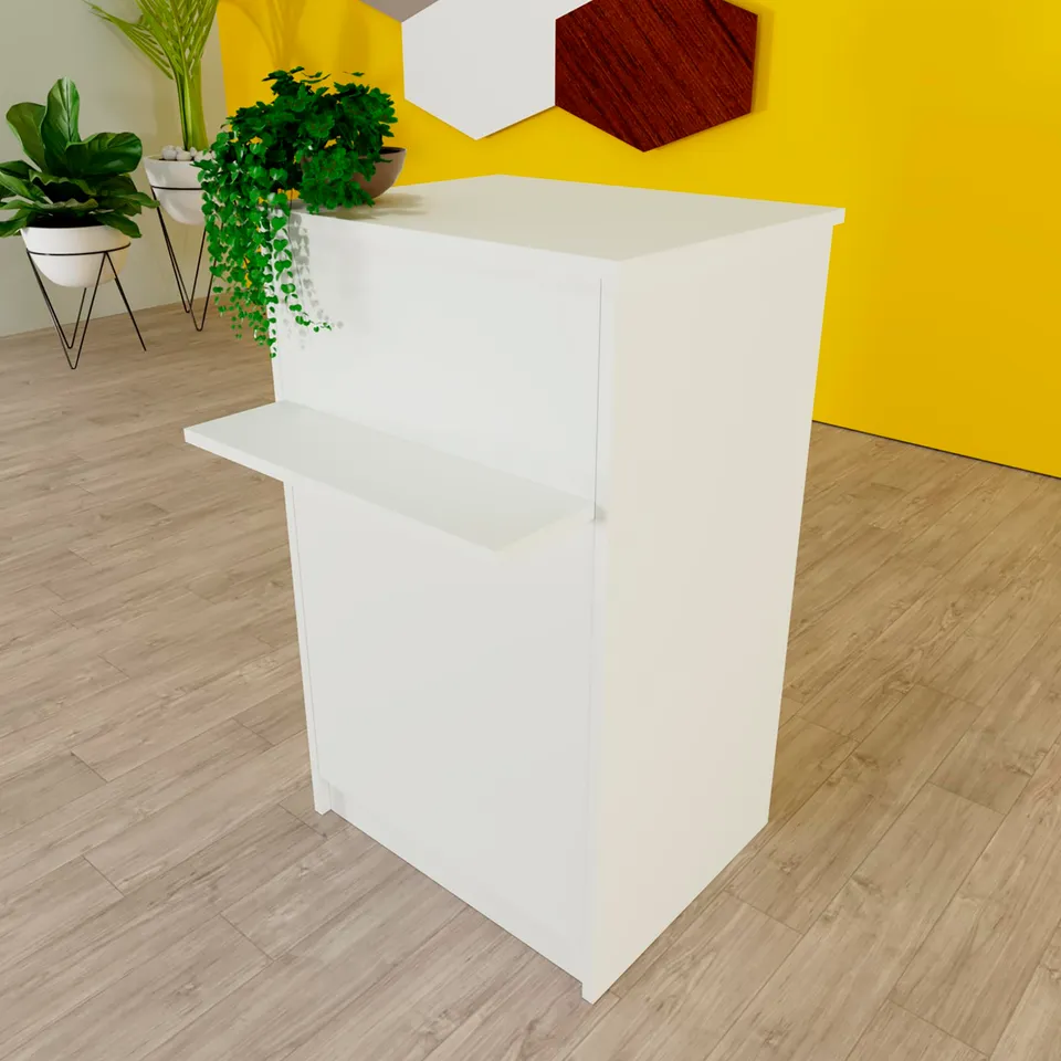 Henor EGA 82 A Terra Bancone Reception Bianco 82x65x102 cm
