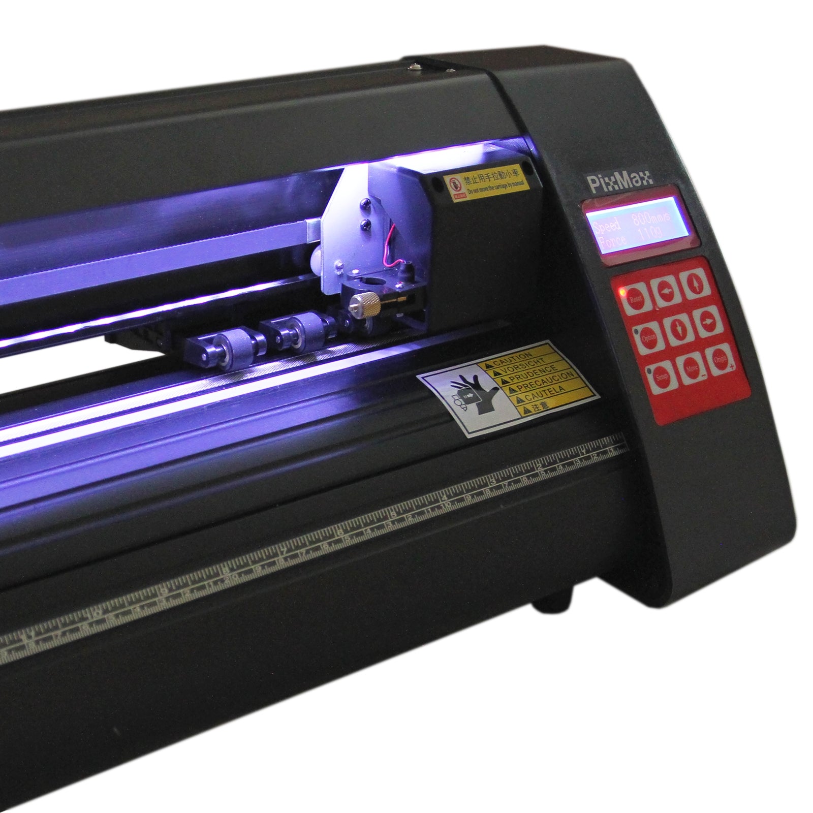 Q-Rax Commercio & Artigianato LED 720 plotter taglio vinile Mac 720mm