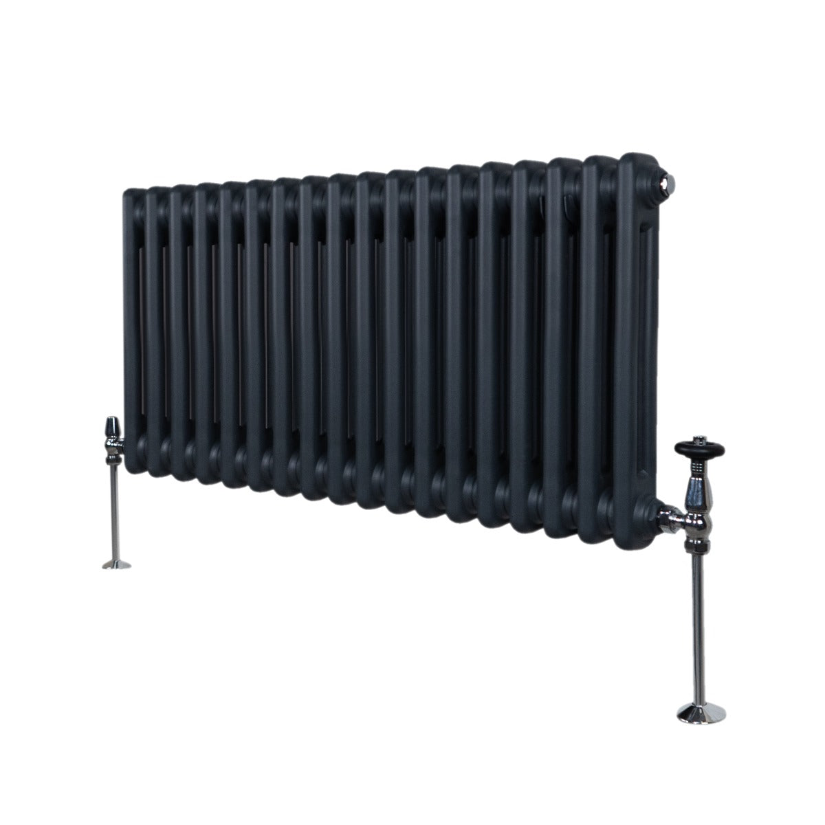 Q-Rax Radiatore 2 Colonne Termosifone Antracite 300x832 mm