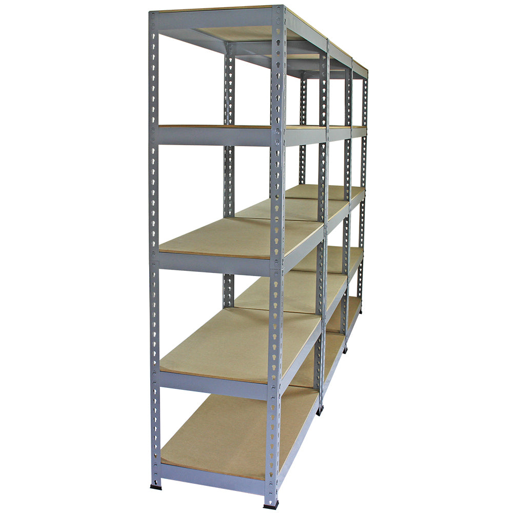 Q-Rax Scaffale Garage Incastro 90x50 Grigio 200 kg