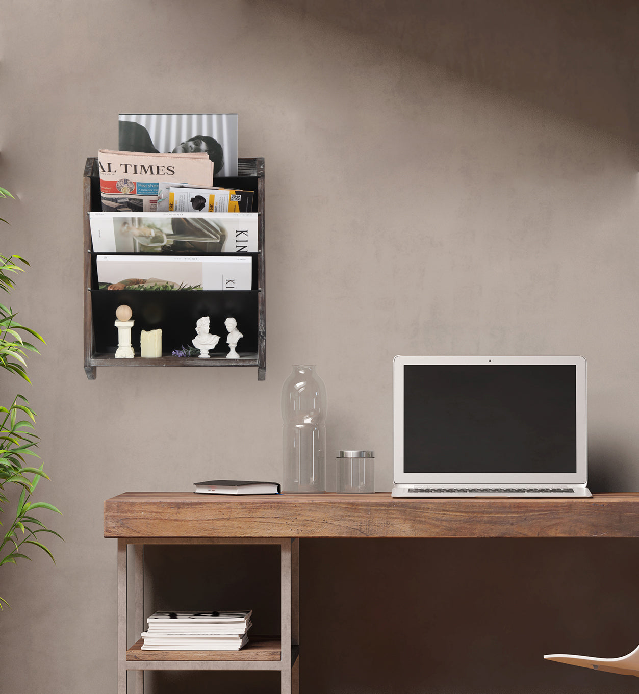 Jackcube Design Home Office portadocumenti parete 5 scomparti