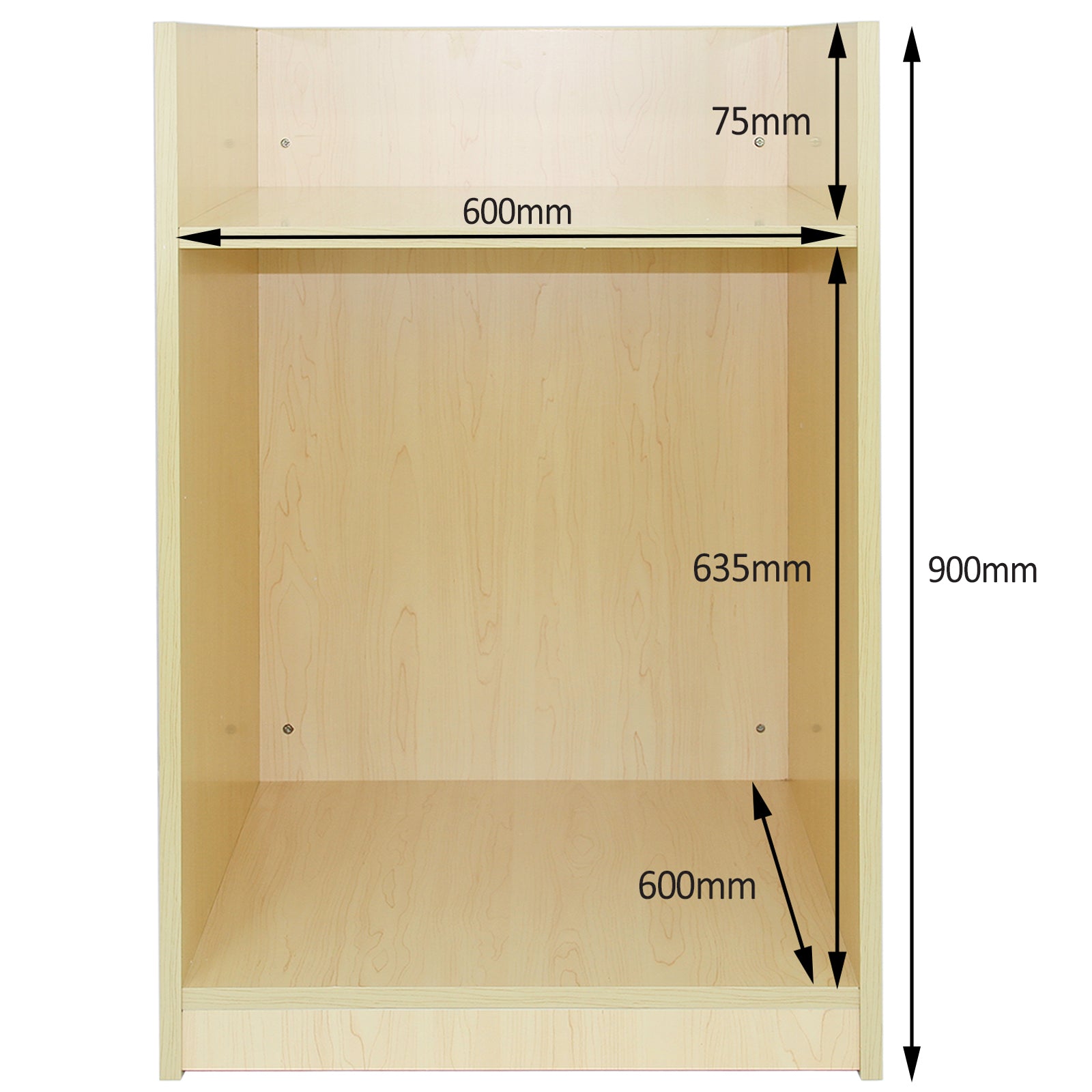 Q-Rax Banconi da Negozio TB40 Bancone Acero 60cm