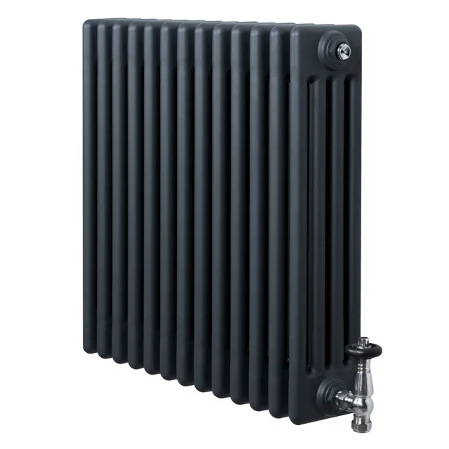 Q-Rax Radiatori Tradizionali Radiatore 4 Colonne 600x605 Valvole