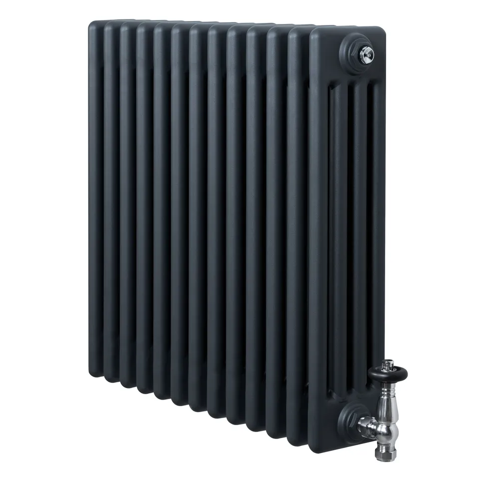 Q-Rax Radiatori Tradizionali Radiatore 4 Colonne 600x605 Valvole