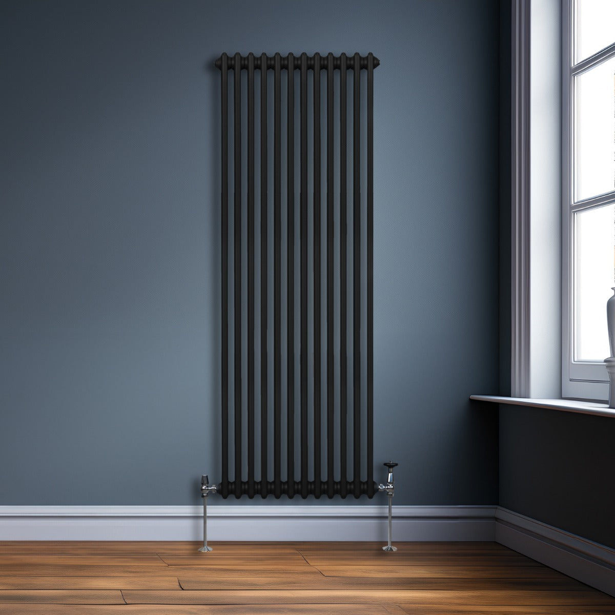 Q-Rax Radiatori Tradizionali 2 Colonne 1800x562 mm Nero