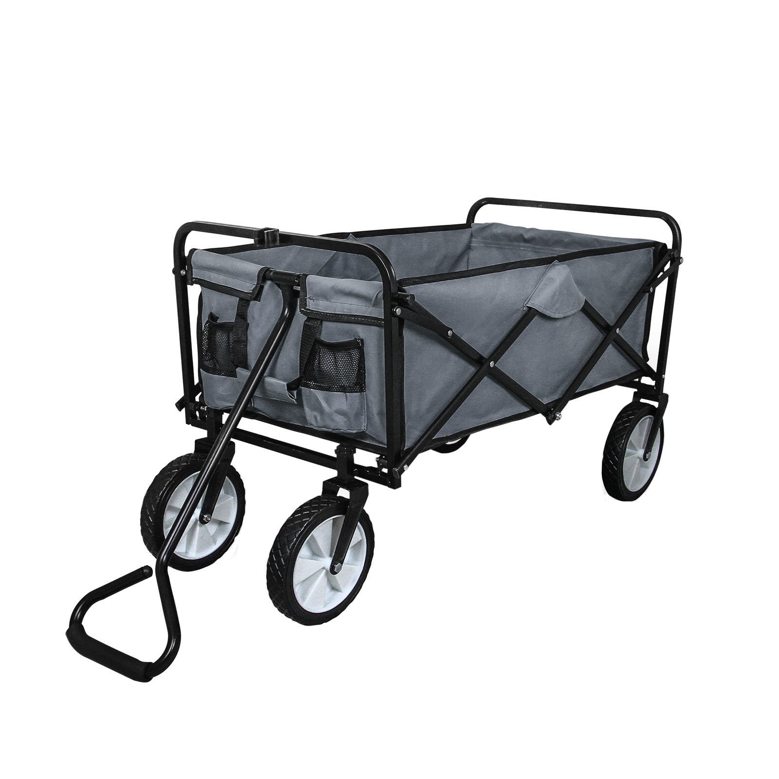Q-Rax Carrello Pieghevole Fuoristrada 70 kg Acciaio Grigio