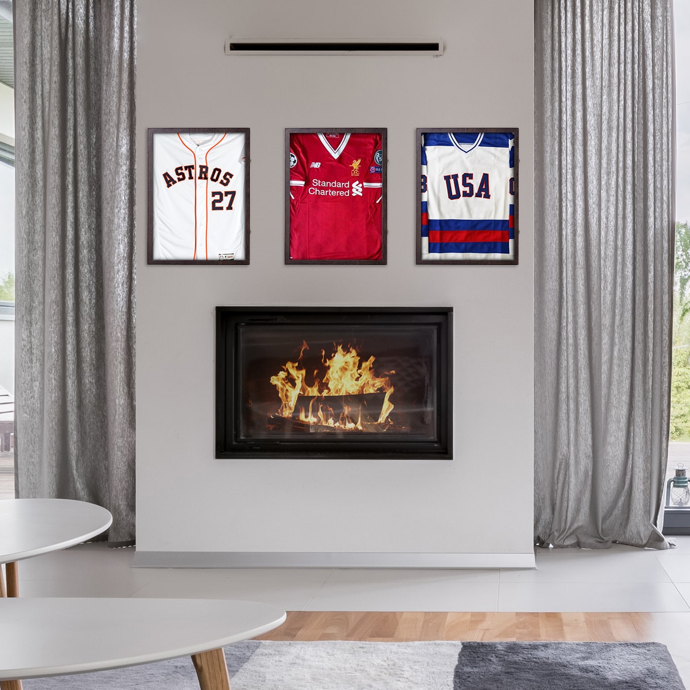 Jackcube Design Display teca maglia marrone con serratura