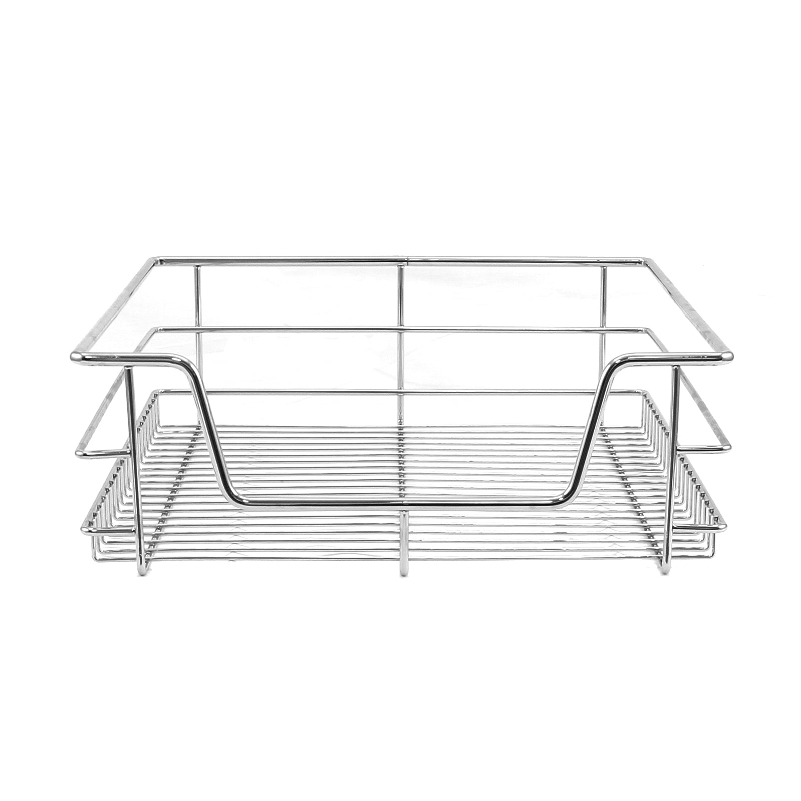 Q-Rax Cestelli Estraibili Cucina Acciaio Mobile 50cm 3 Cesti