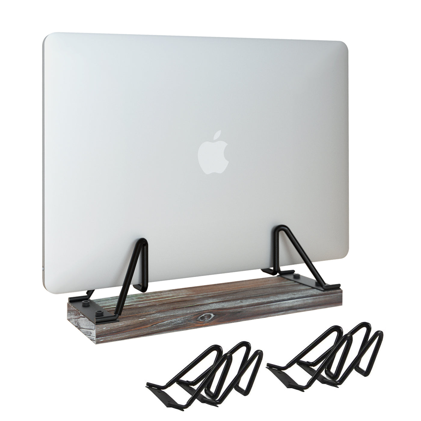 Jackcube Design Home Office Supporto Laptop Verticale Nero Regolabile