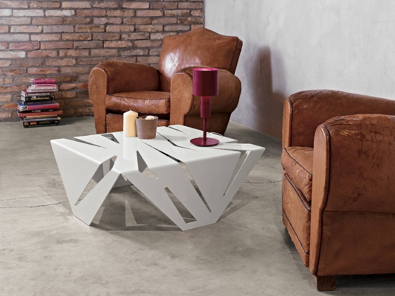Officinanove Lem tavolino design acciaio da esterno e interno