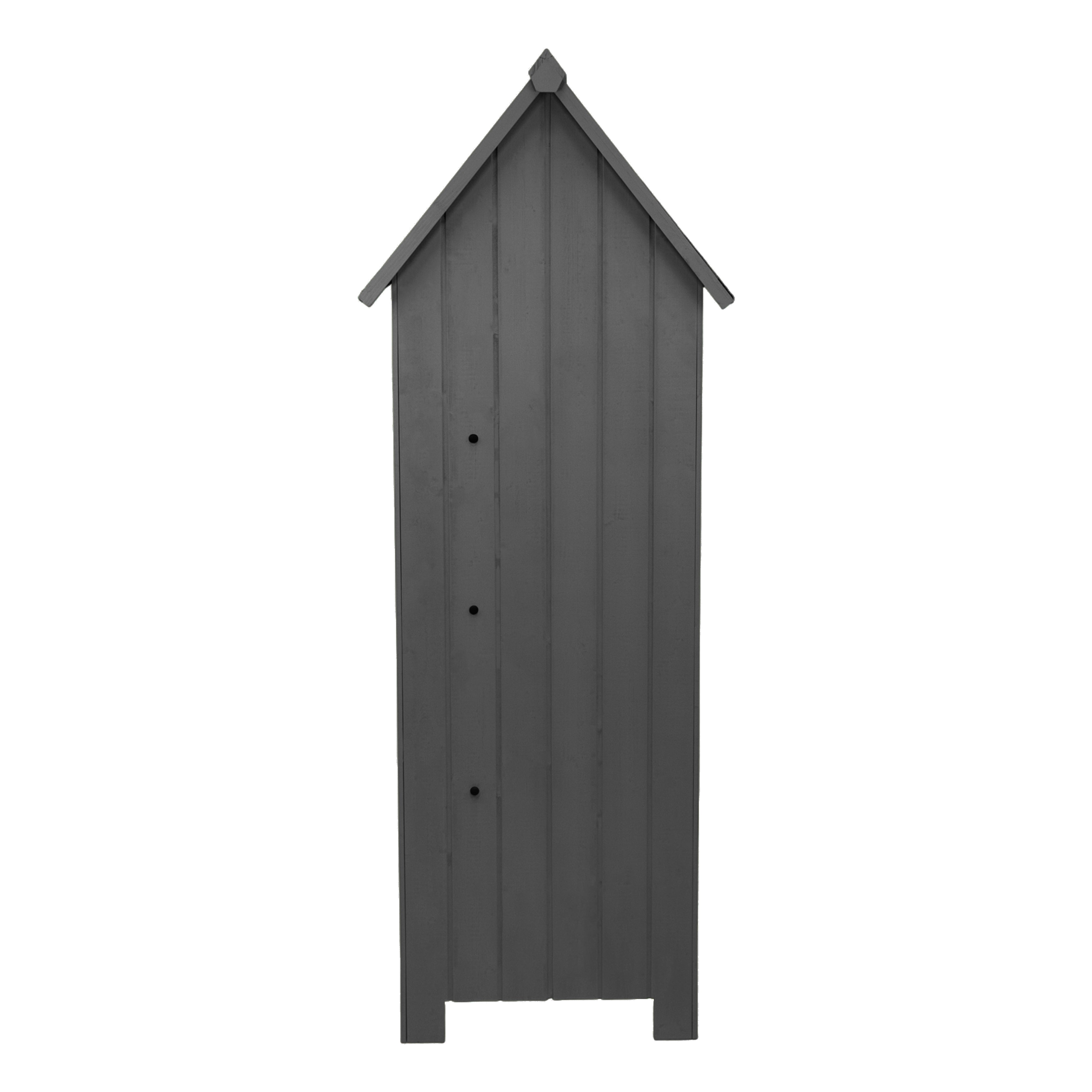 Q-Rax Casette Legno Capanno Giardino Grigio Salvaspazio